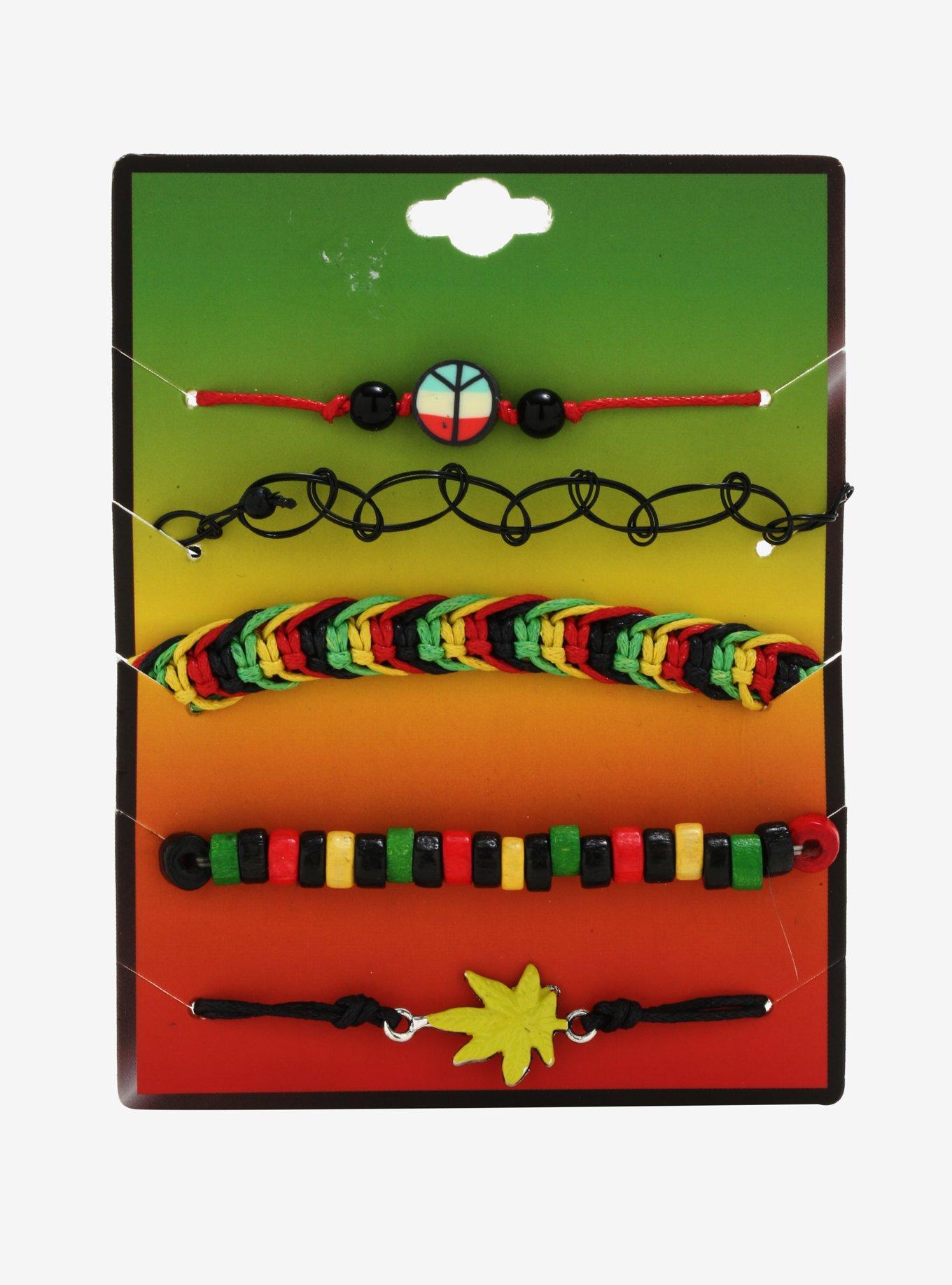 Rasta Bracelet Set, , alternate
