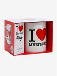 I Love Meetings Ceramic Mug, , alternate