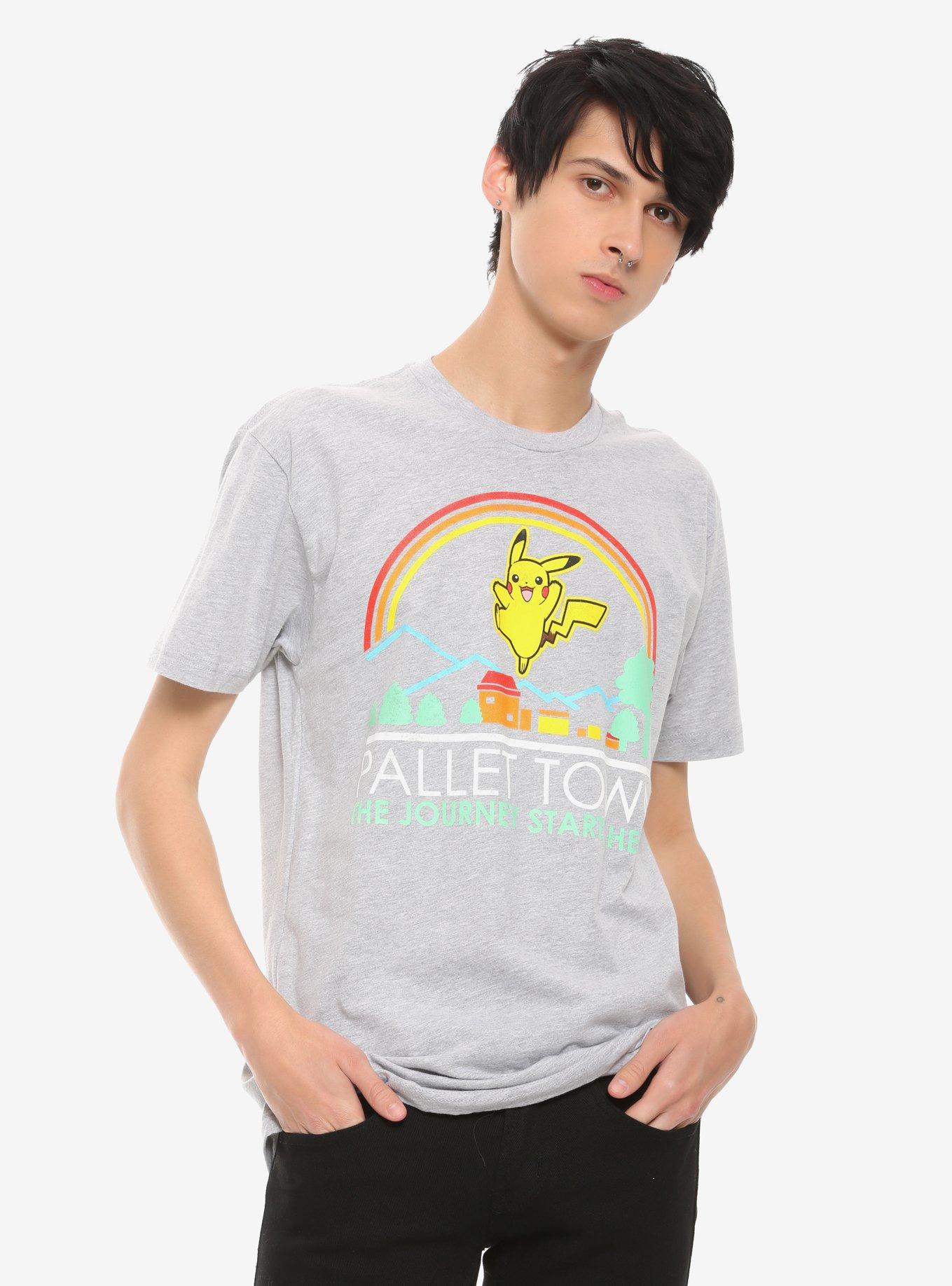 Pokemon Pallet Town Pikachu T-Shirt, , alternate