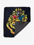 Harry Potter Hogwarts Crest Picnic Blanket, , alternate