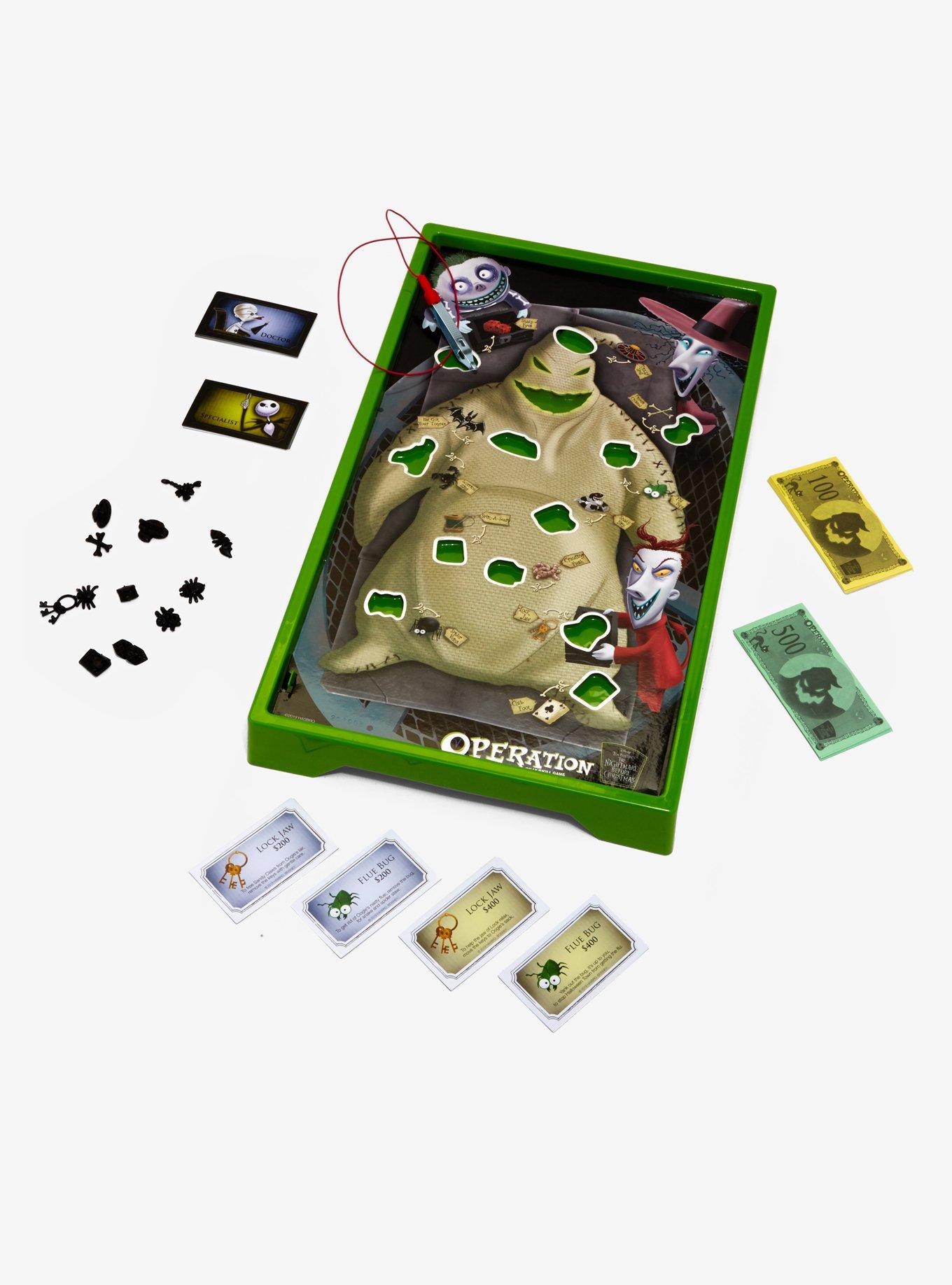 The Nightmare Before Christmas Oogie Boogie Edition Operation Board Game, , alternate