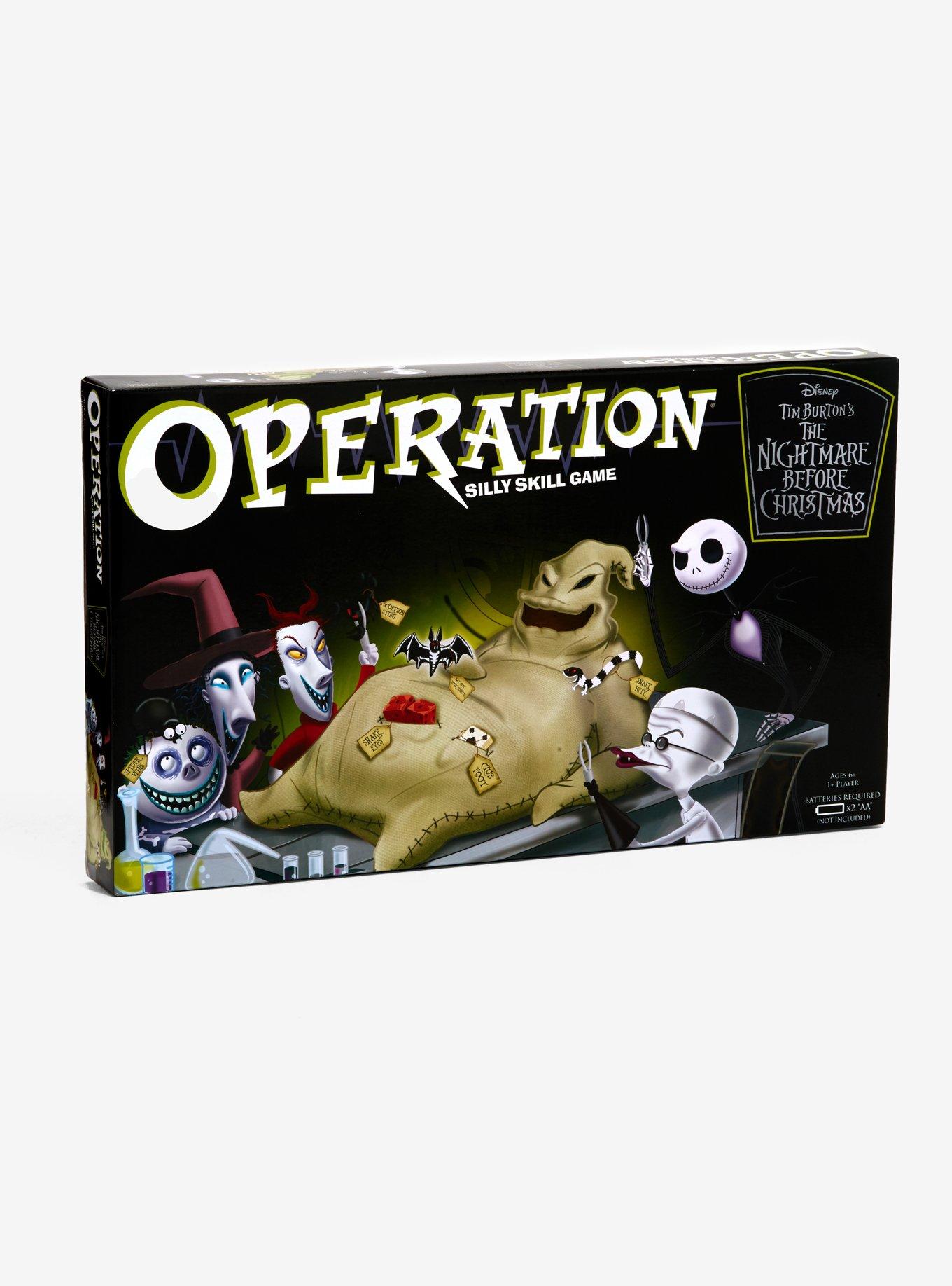 The Nightmare Before Christmas Oogie Boogie Edition Operation Board Game, , alternate