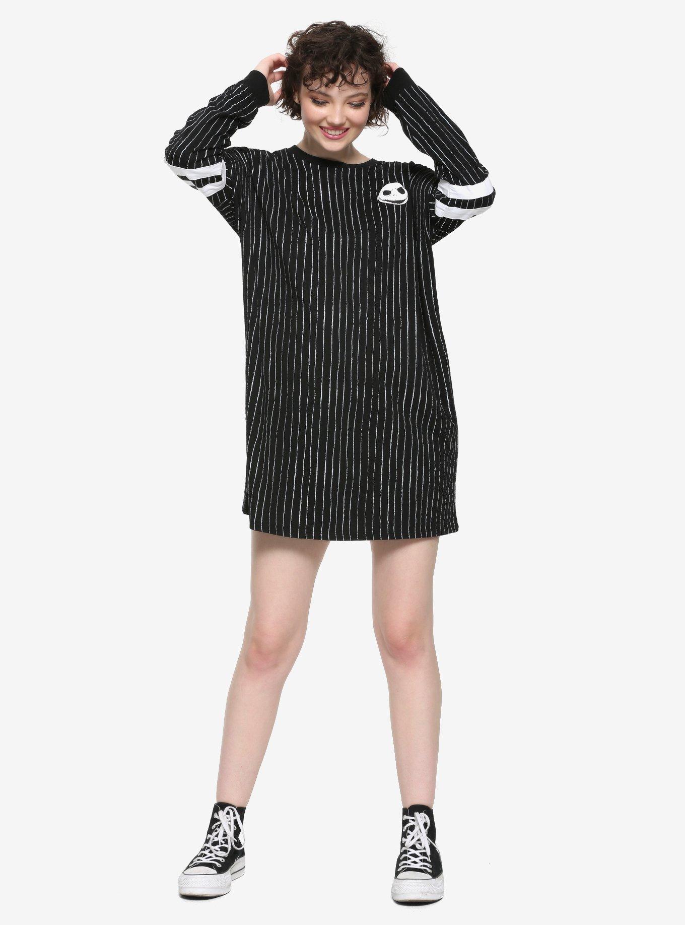 The Nightmare Before Christmas Jack Athletic Jersey Dress, , alternate