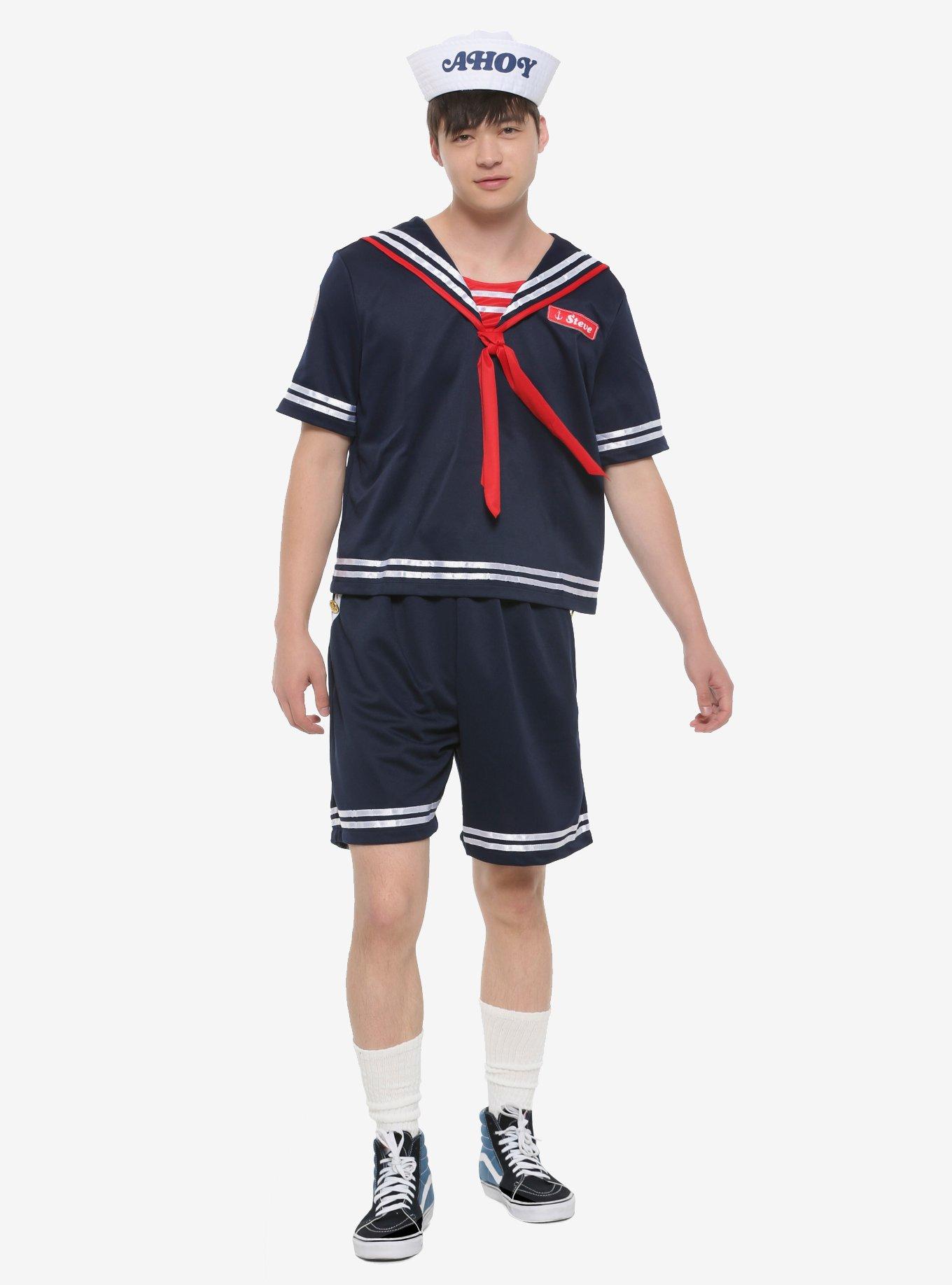 Stranger Things Scoops Ahoy Steve Costume, , alternate