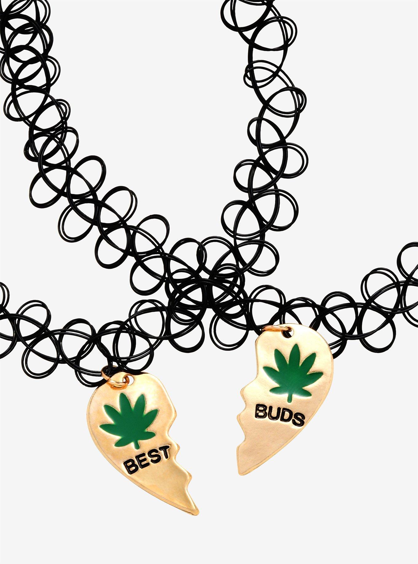 Best Buds Best Friend Tattoo Choker Set, , alternate
