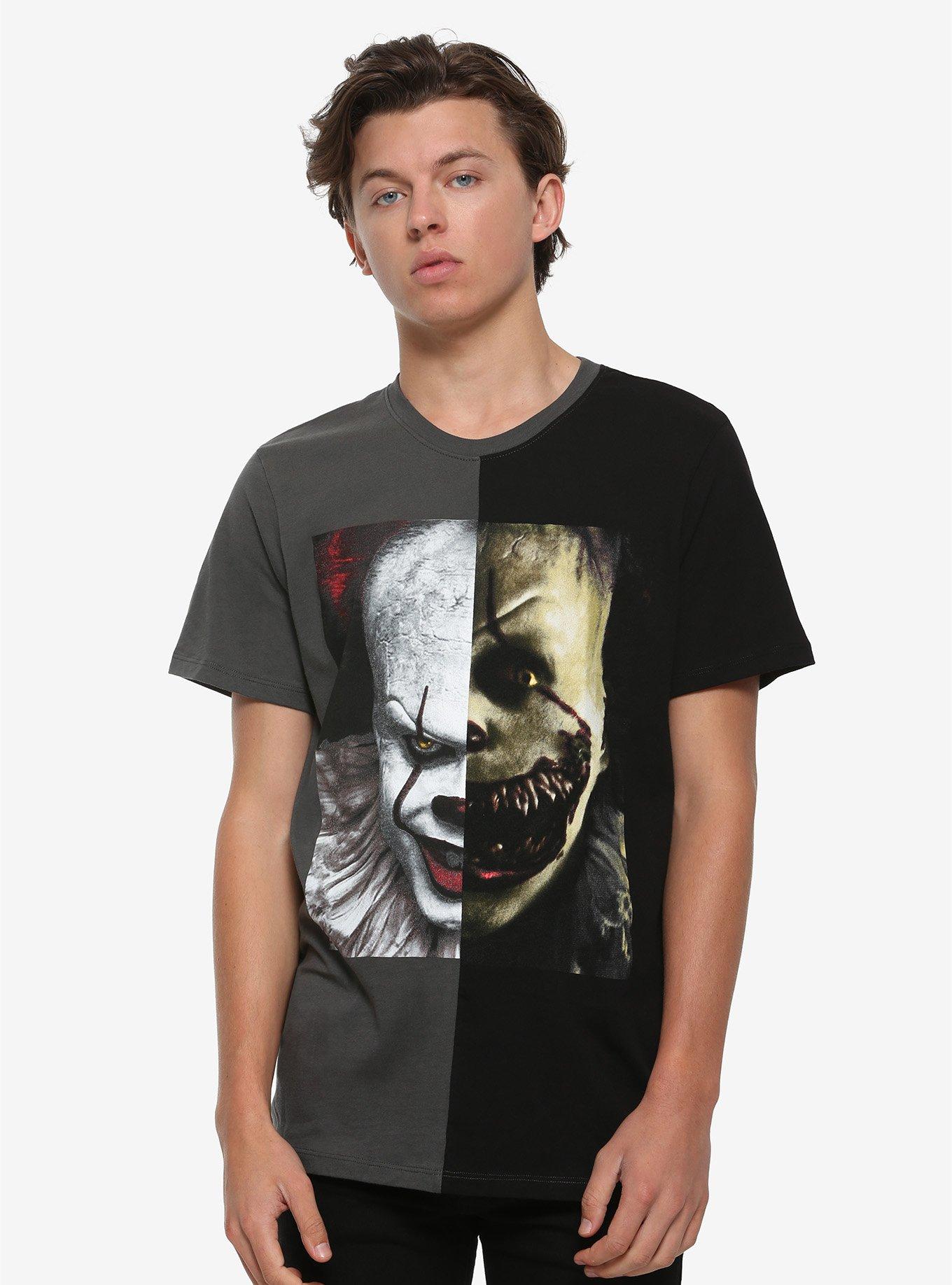 IT Chapter Two Pennywise Split T-Shirt, , alternate
