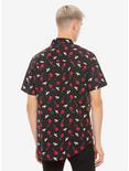 IT Chapter Two Balloon Woven Button-Up, RED, alternate