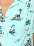 Our Universe Disney Mickey Mouse Safari Women's Tie-Front Woven Top - BoxLunch Exclusive, , alternate