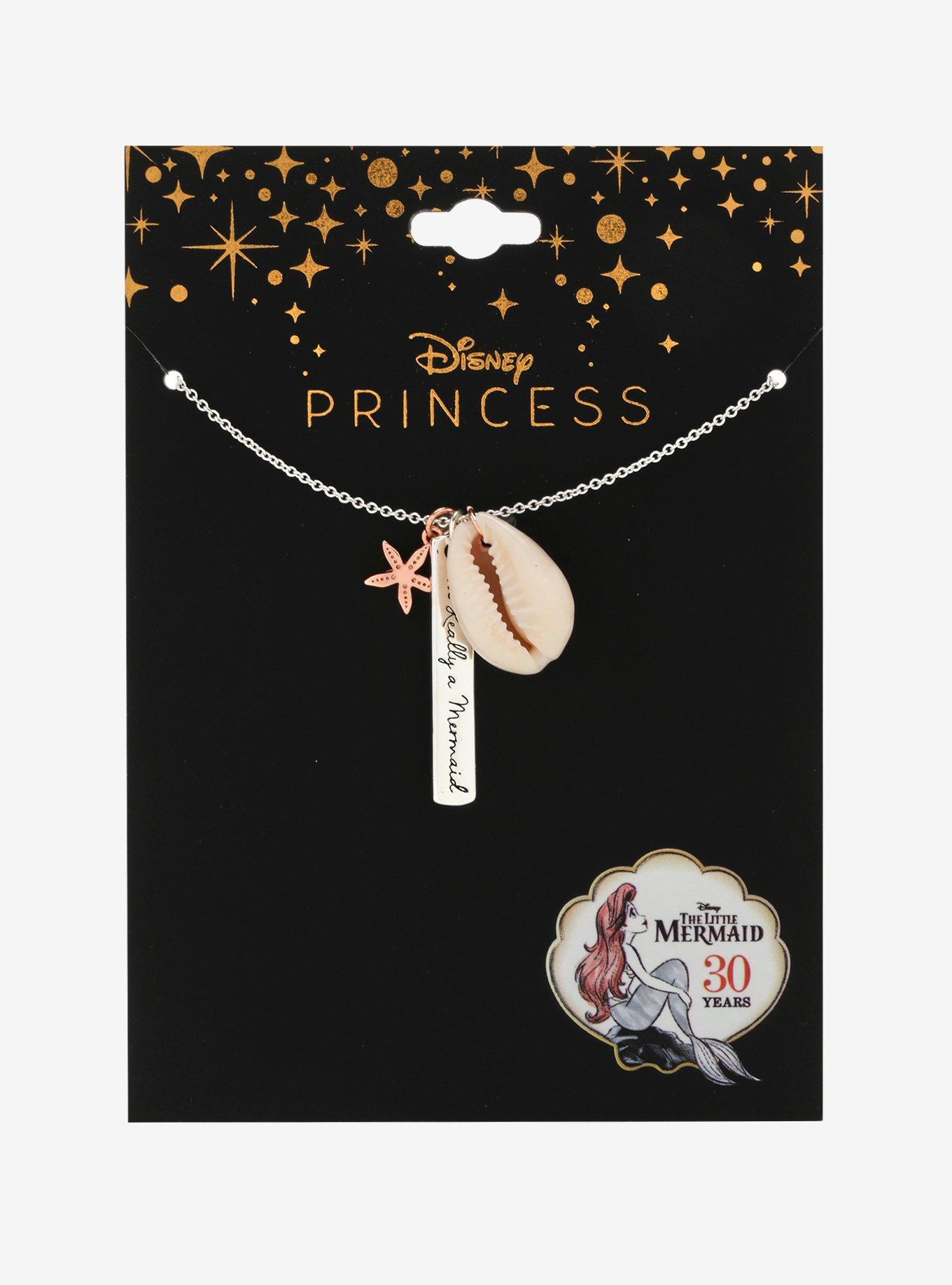 Disney The Little Mermaid Starfish Puka Shell Necklace, , alternate