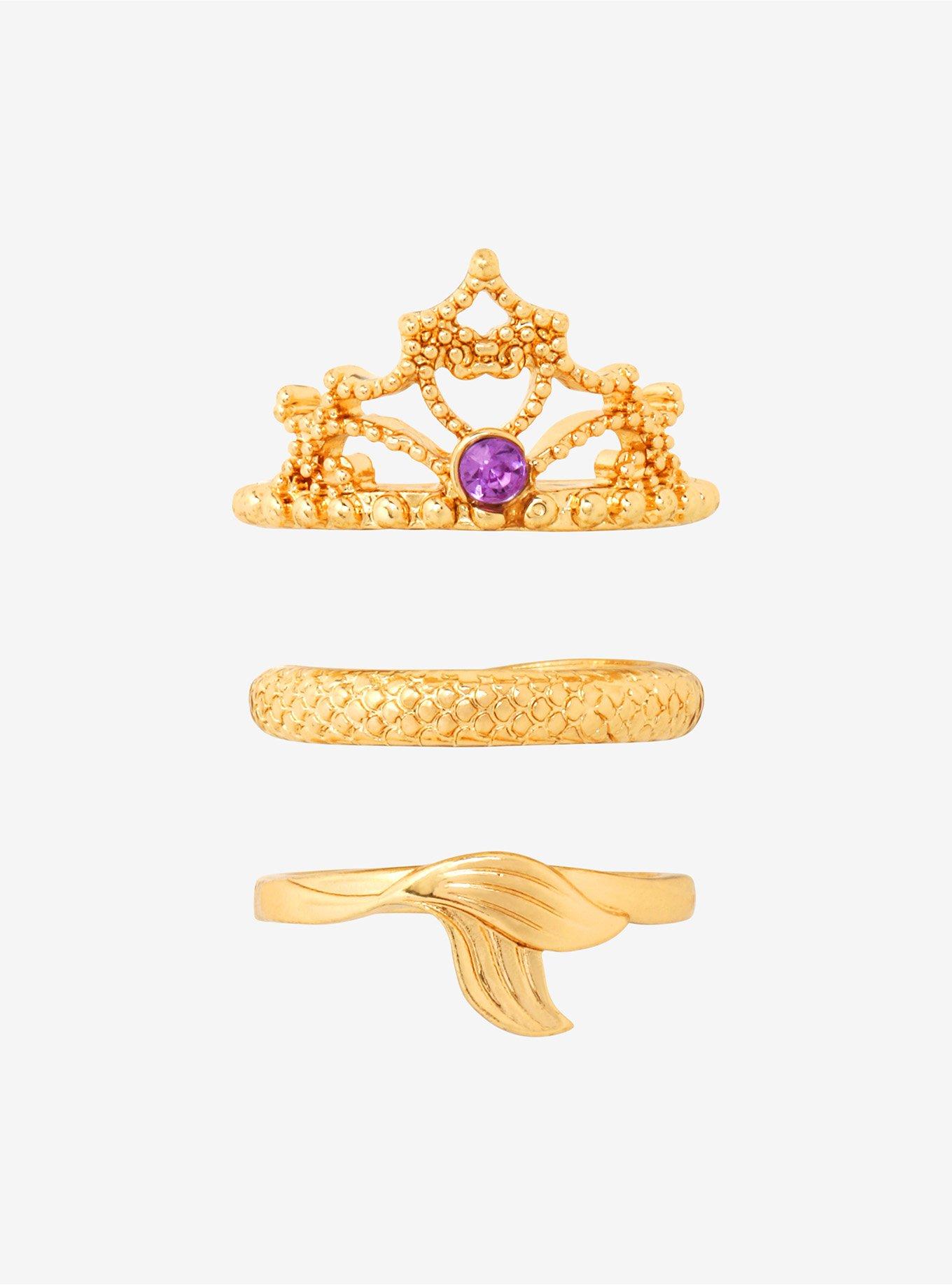 Disney Princess The Little Mermaid Ring Set, , alternate