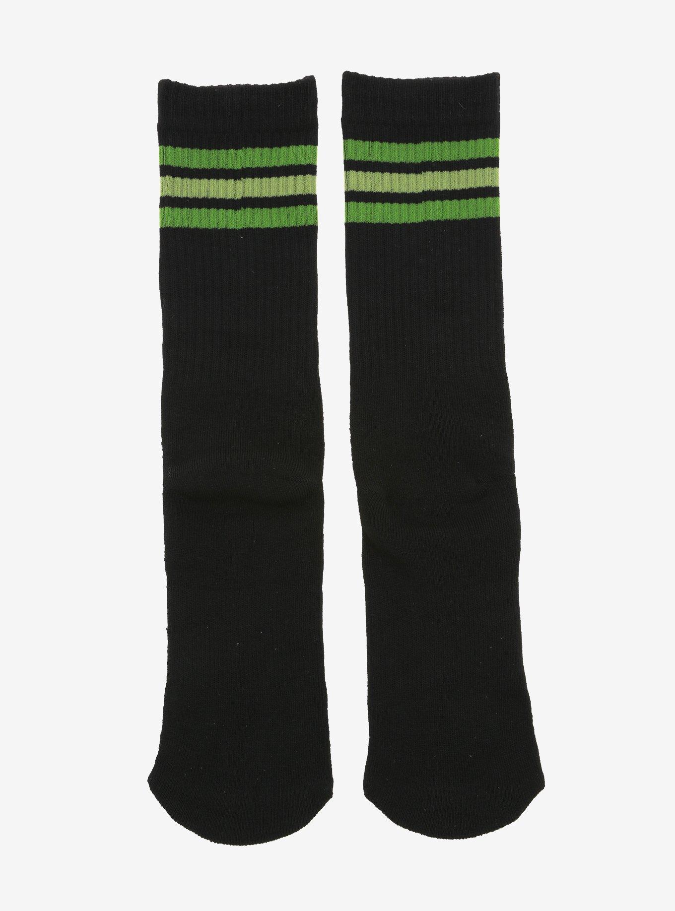 Rick And Morty Pickle Rick Varsity Crew Socks, , alternate