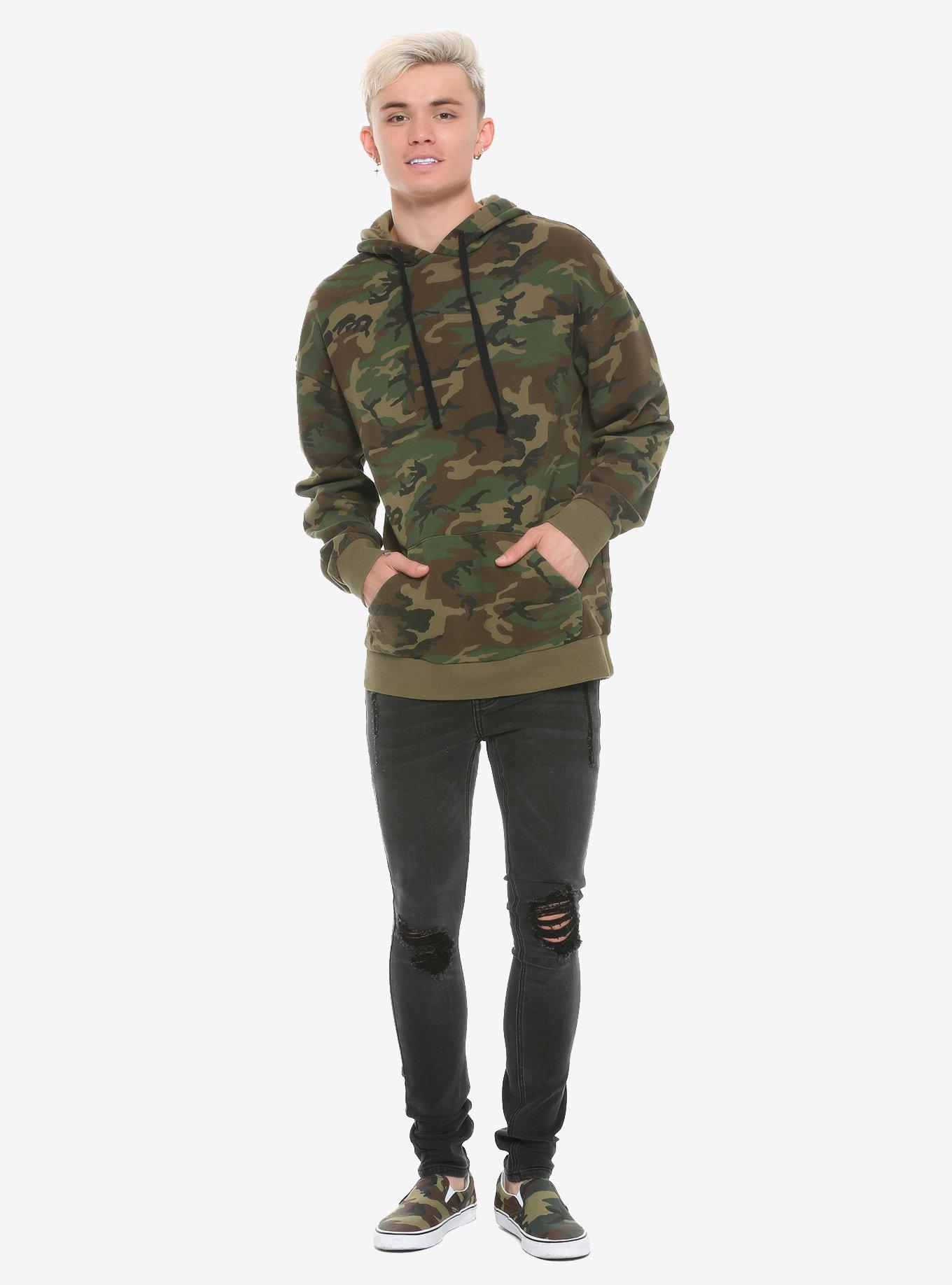 Green Camo Hoodie, , alternate