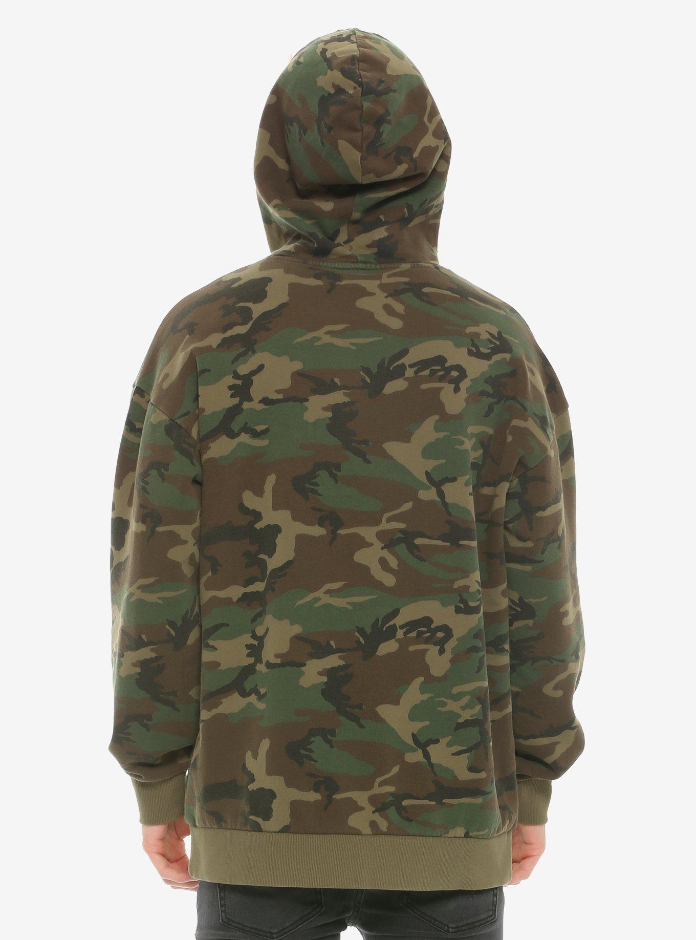 Green Camo Hoodie, , alternate