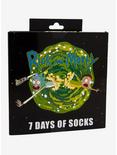 Rick & Morty 7 Days Of Socks Gift Set, , alternate
