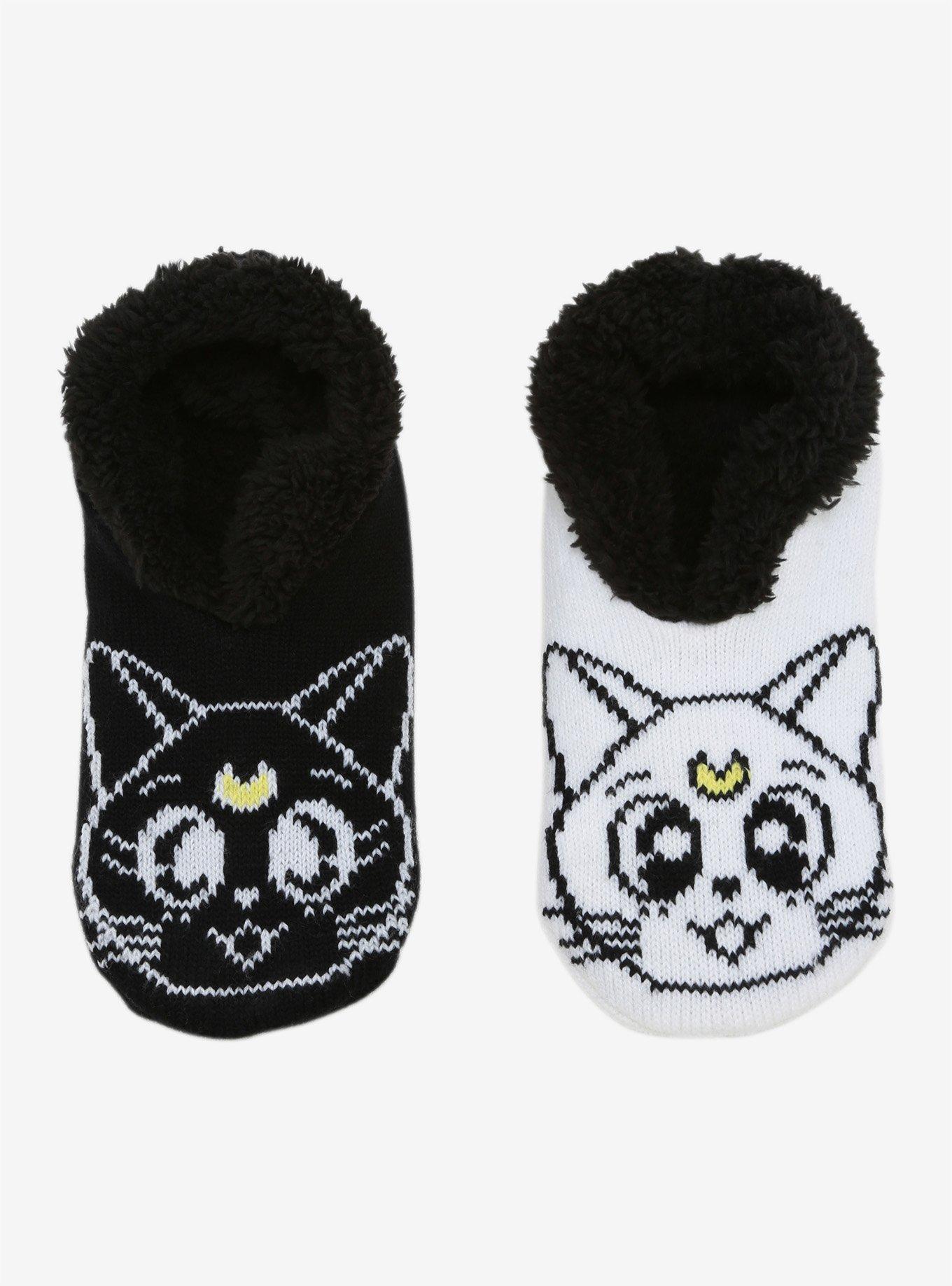 Sailor Moon Luna & Artemis Cozy Socks, , alternate