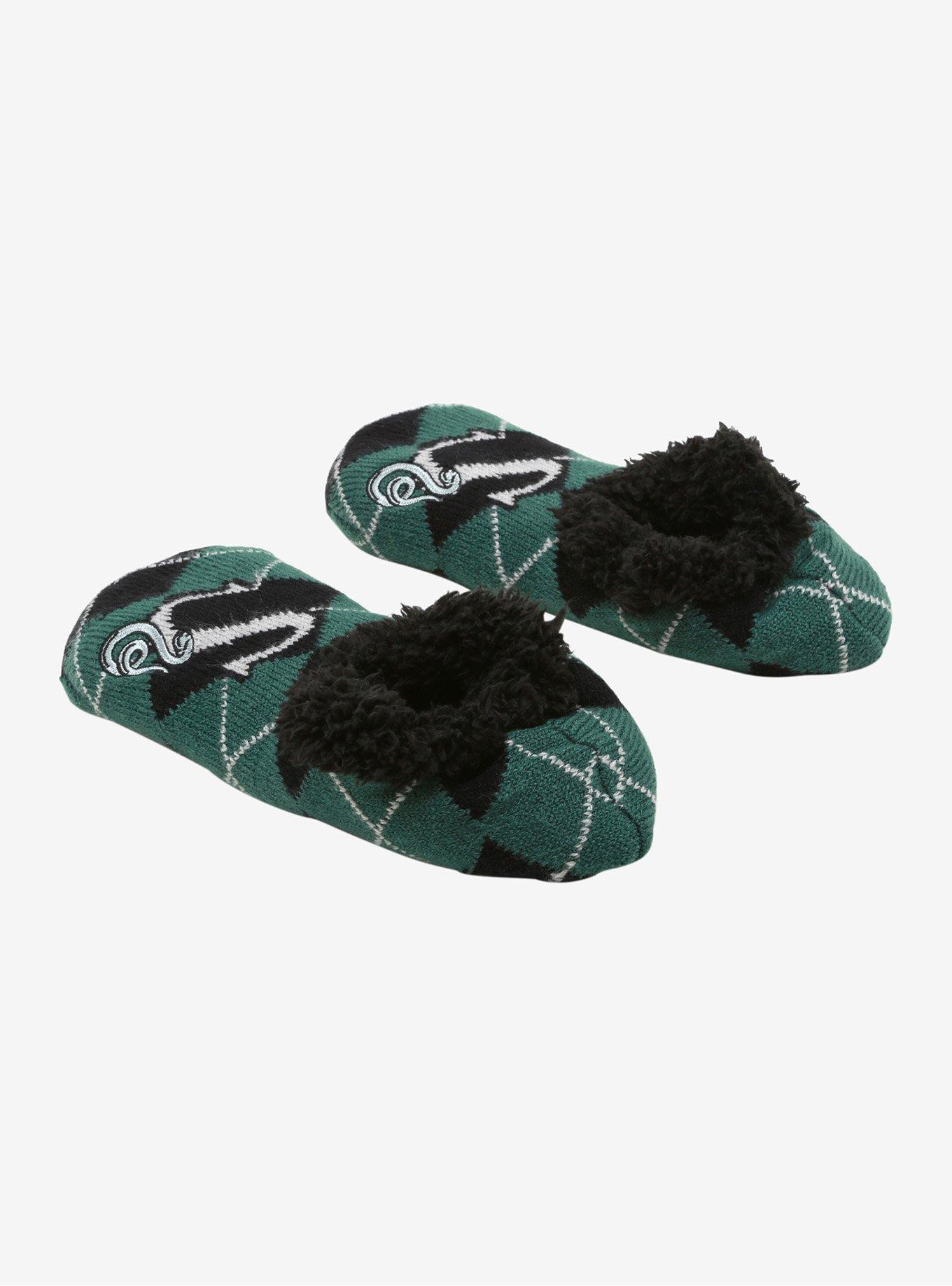 Harry Potter Slytherin Cozy Slippers, , alternate