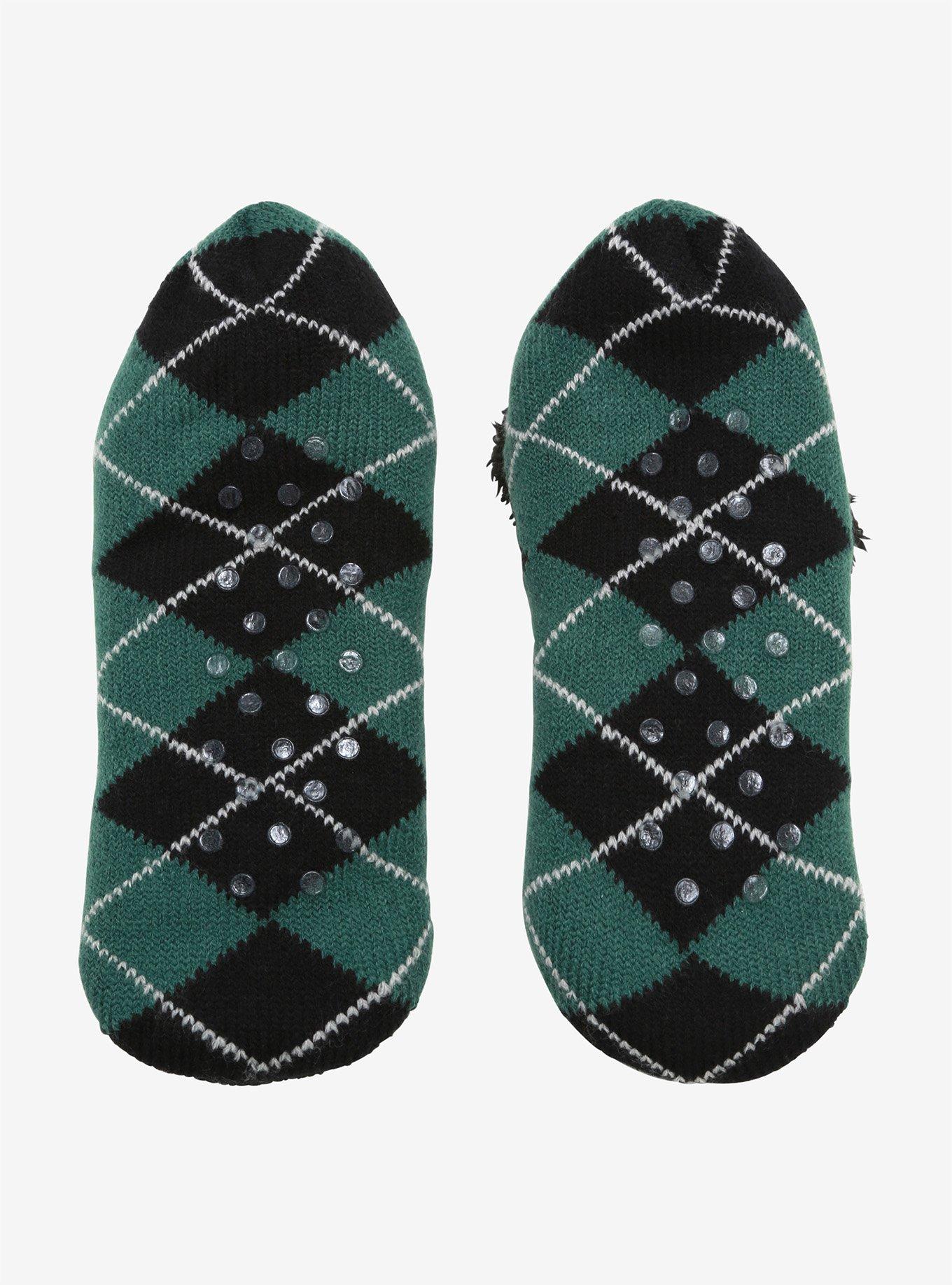 Harry Potter Slytherin Cozy Slippers, , alternate