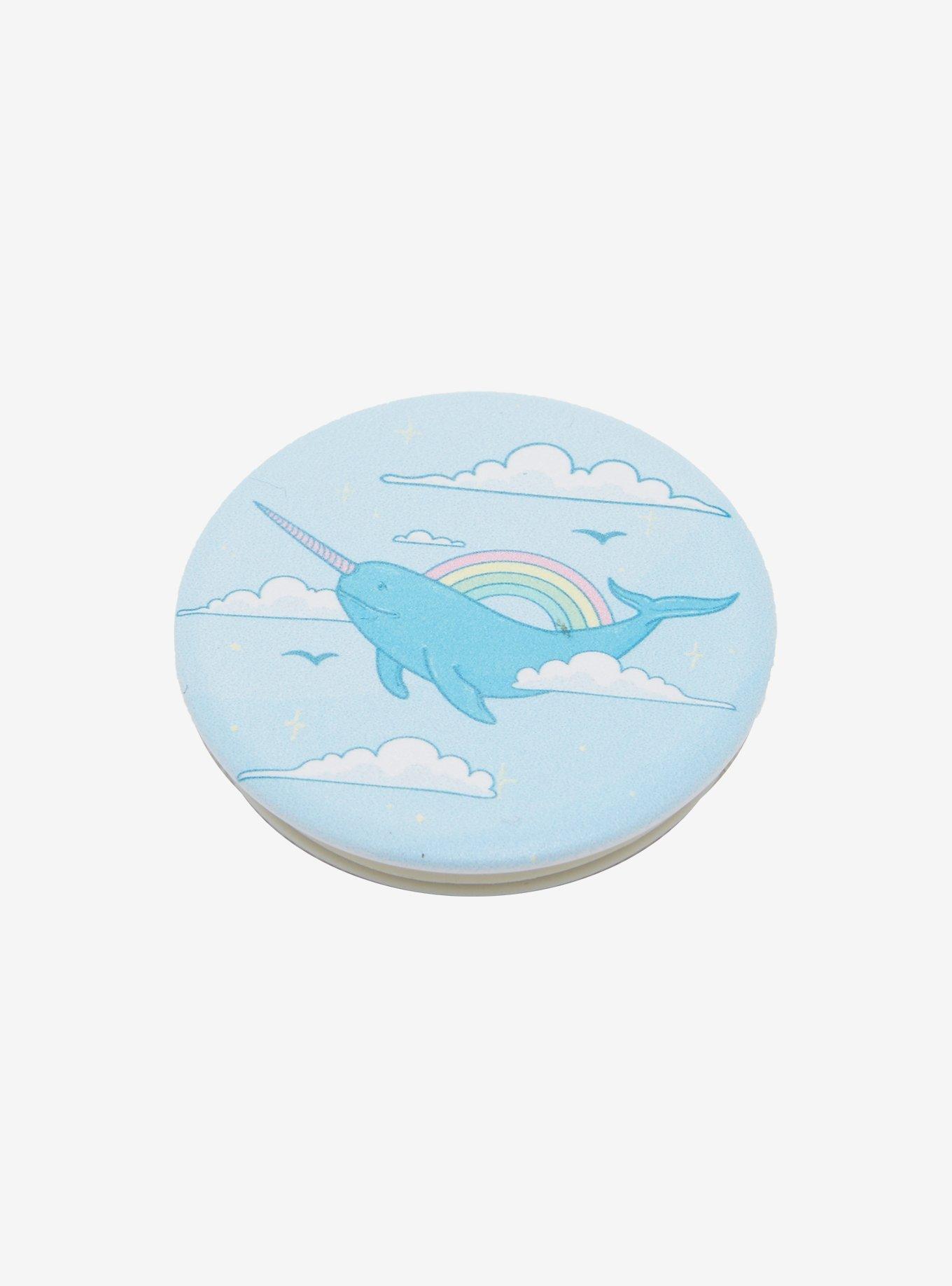 PopSockets Narwhal Rainbow Phone Grip & Stand, , alternate
