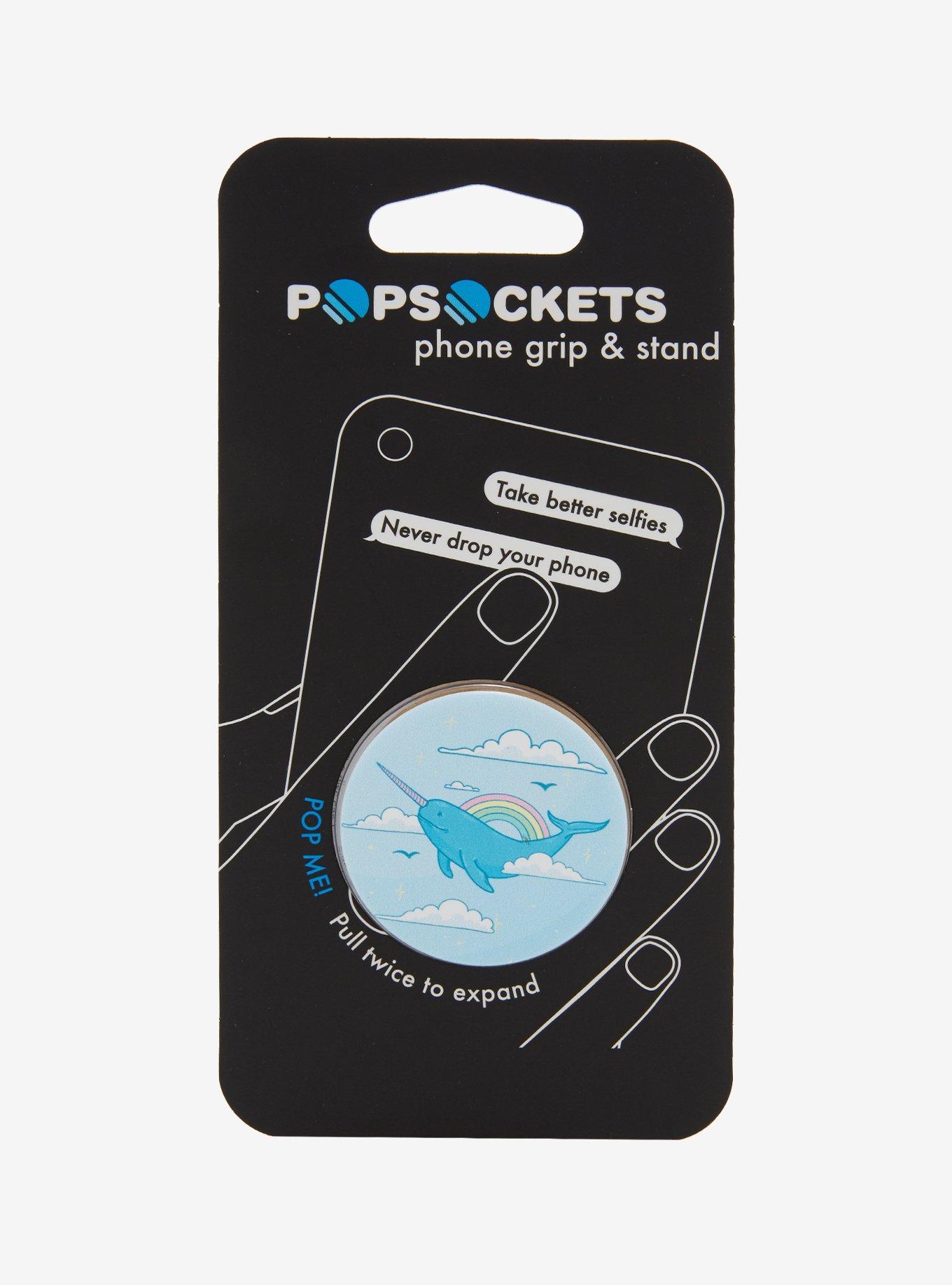 PopSockets Narwhal Rainbow Phone Grip & Stand, , alternate