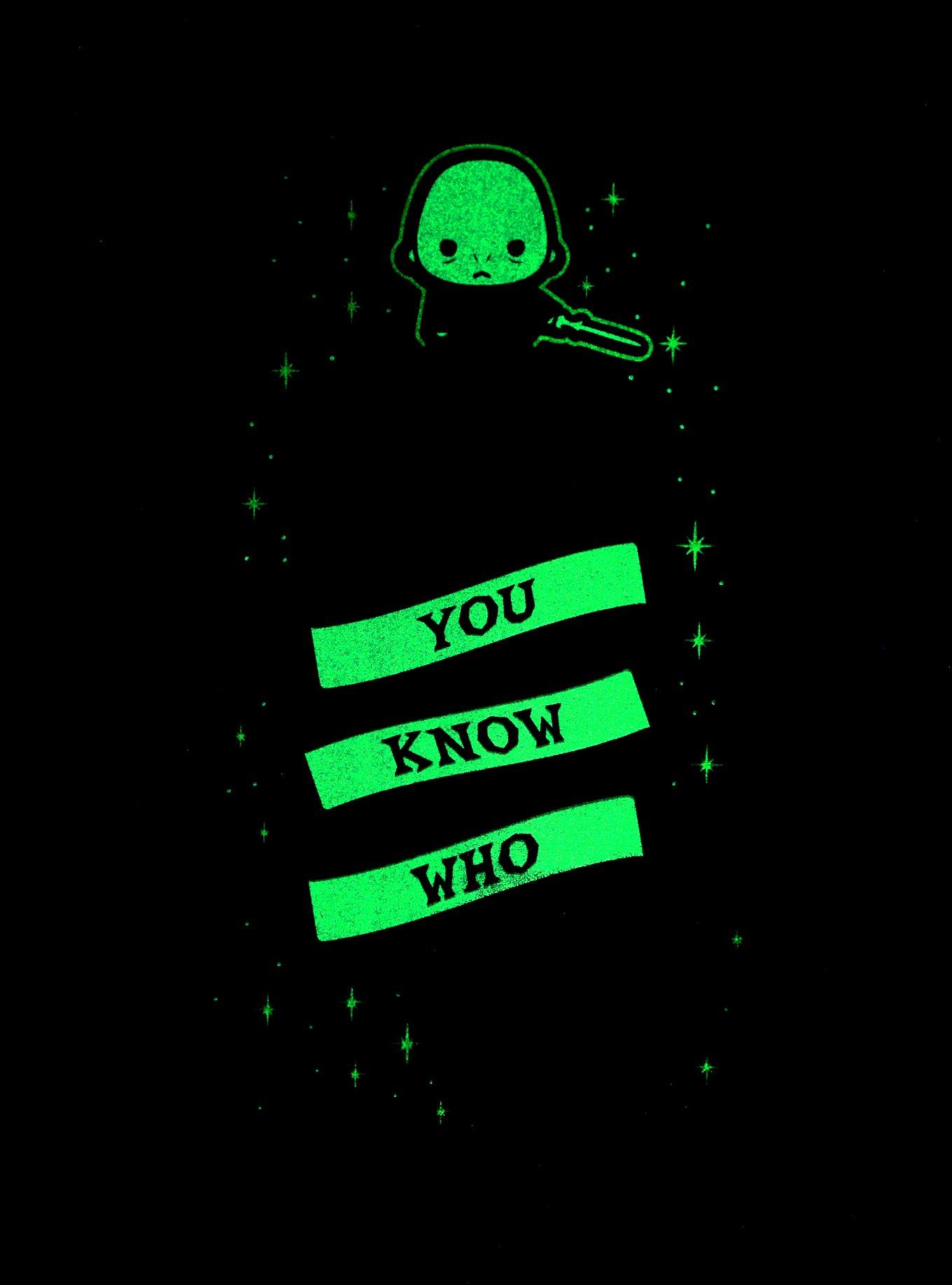 Harry Potter Chibi You know Who Glow-In-The-Dark Wood Wall Art, , alternate