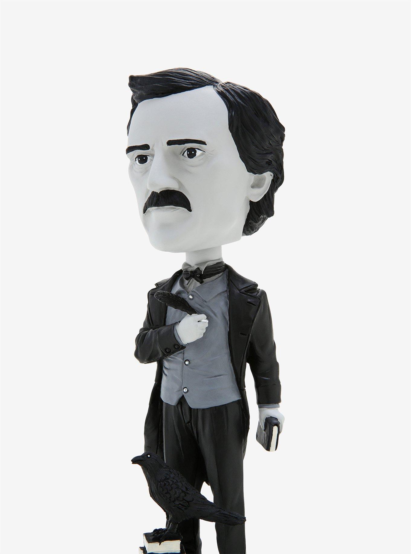 Edgar Allan Poe Black & White Bobble-Head Hot Topic Exclusive, , alternate