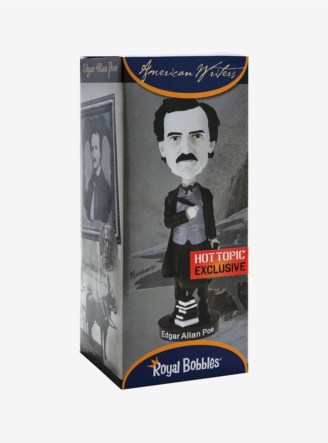 Edgar Allan Poe Black & White Bobble-Head Hot Topic Exclusive, , alternate