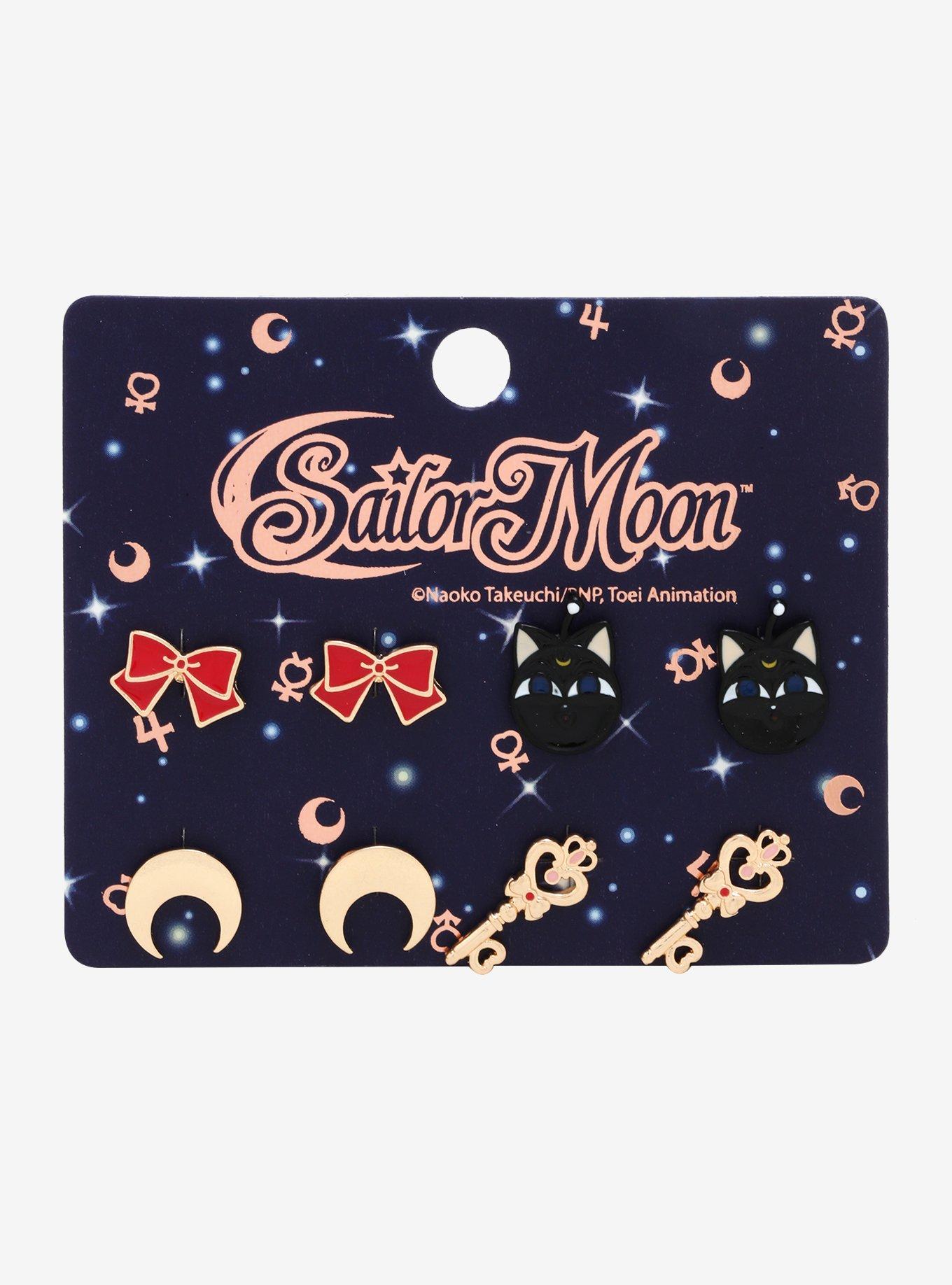 Sailor Moon Chibi Moon Stud Earring Set, , alternate