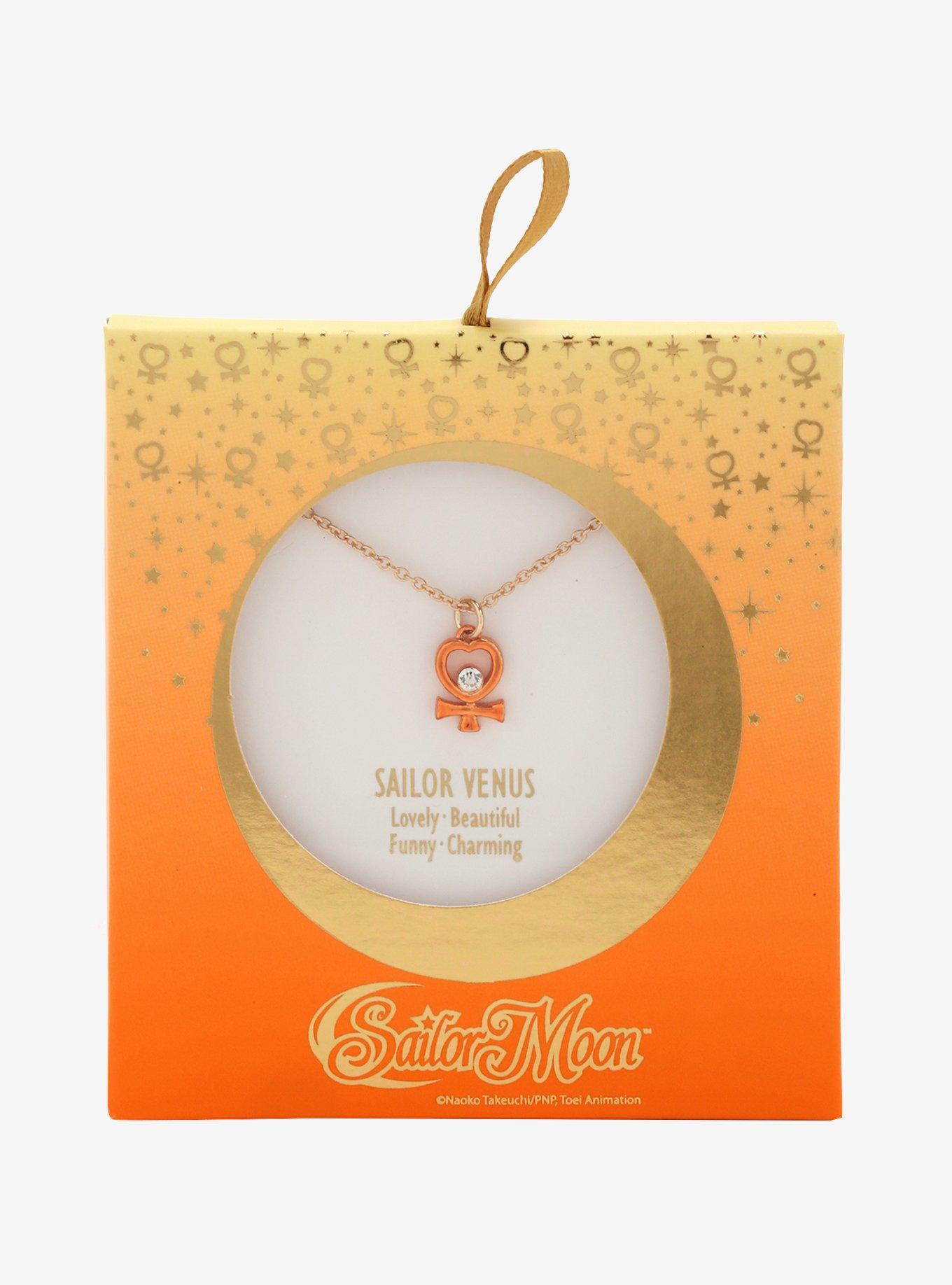 Sailor Moon Sailor Venus Dainty Symbol Necklace, , alternate