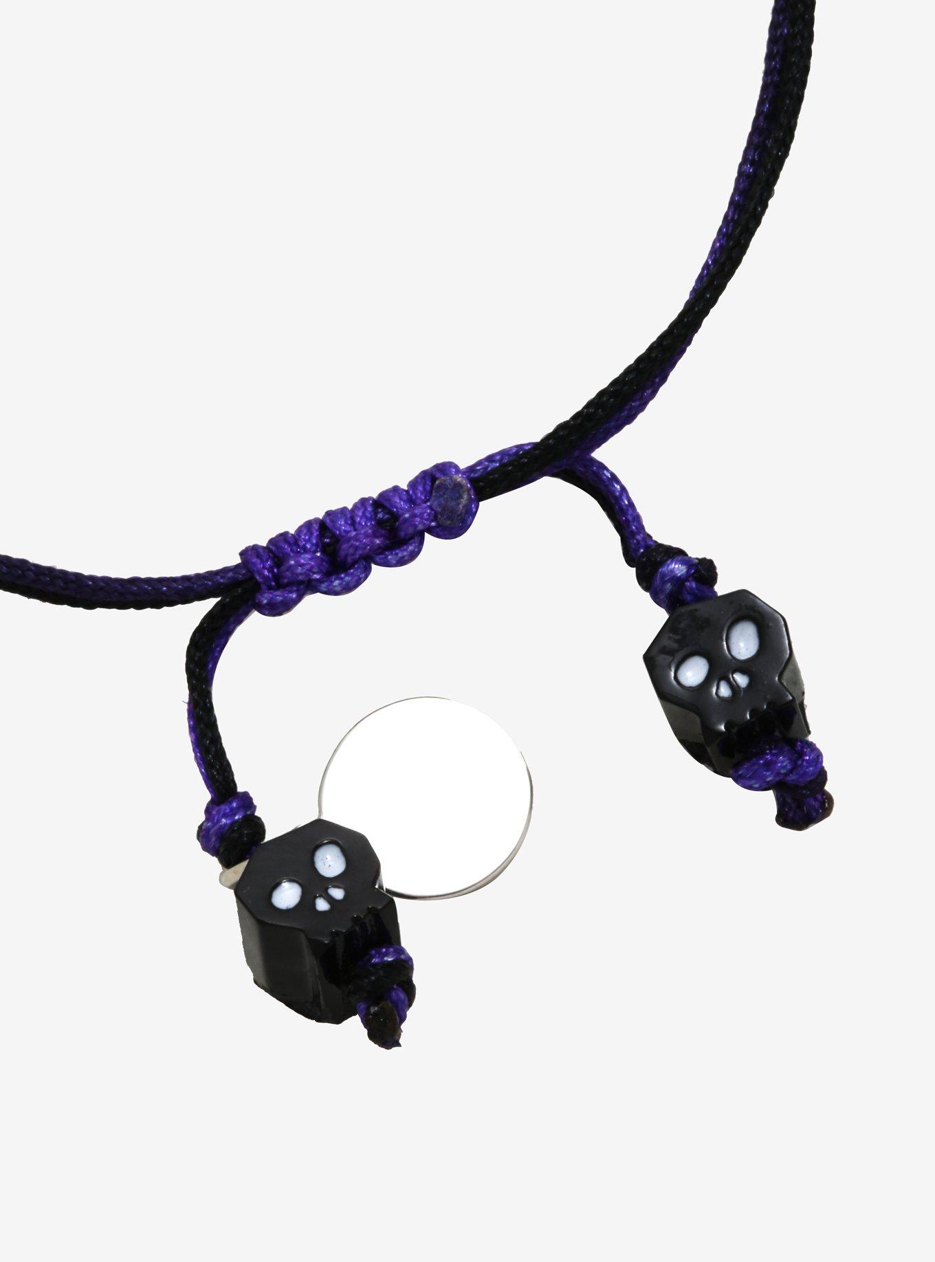 The Nightmare Before Christmas Characters Glow-In-The-Dark Cord Bracelet, , alternate