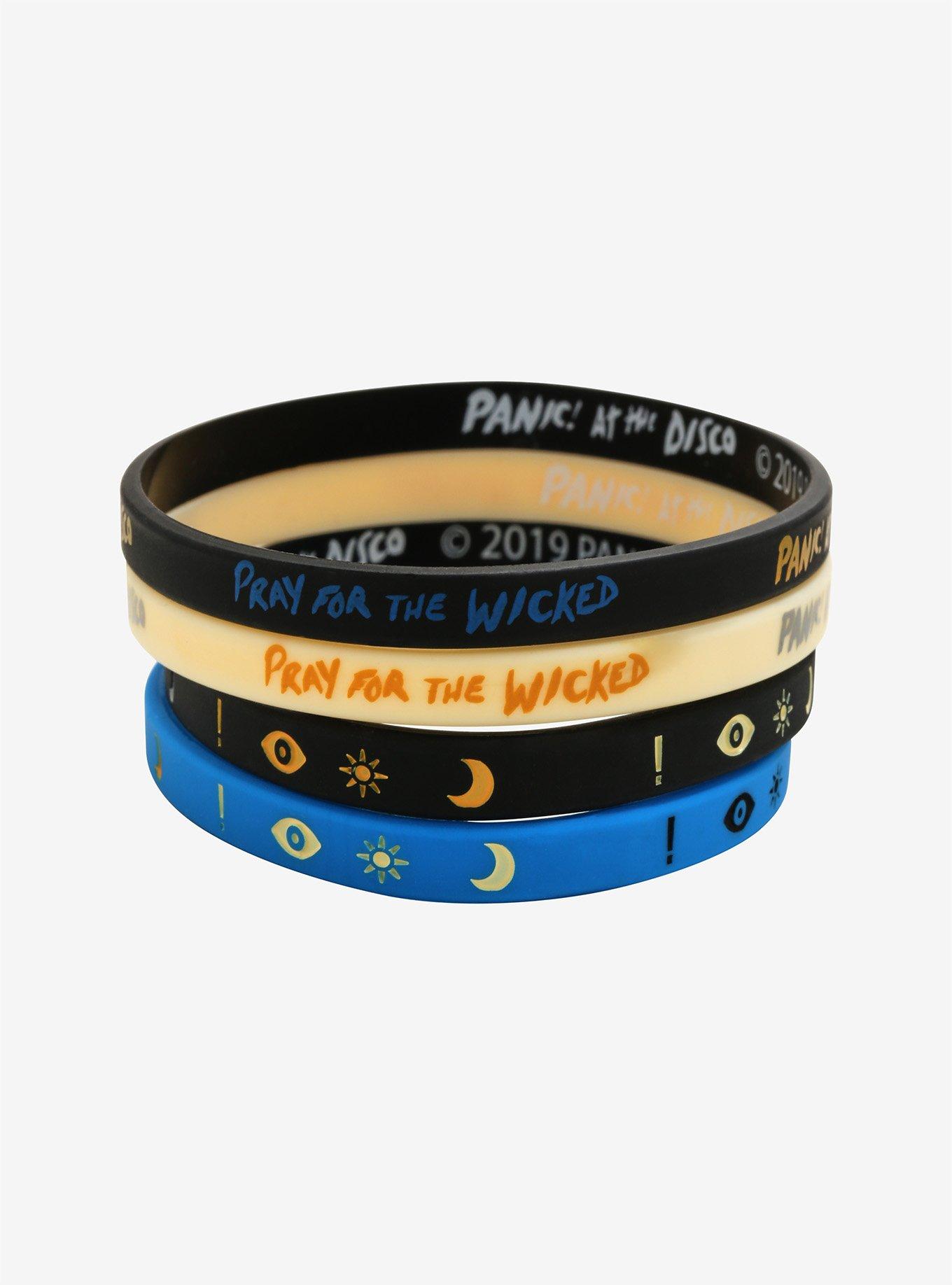 Panic! At The Disco Rubber Bracelet Set, , alternate