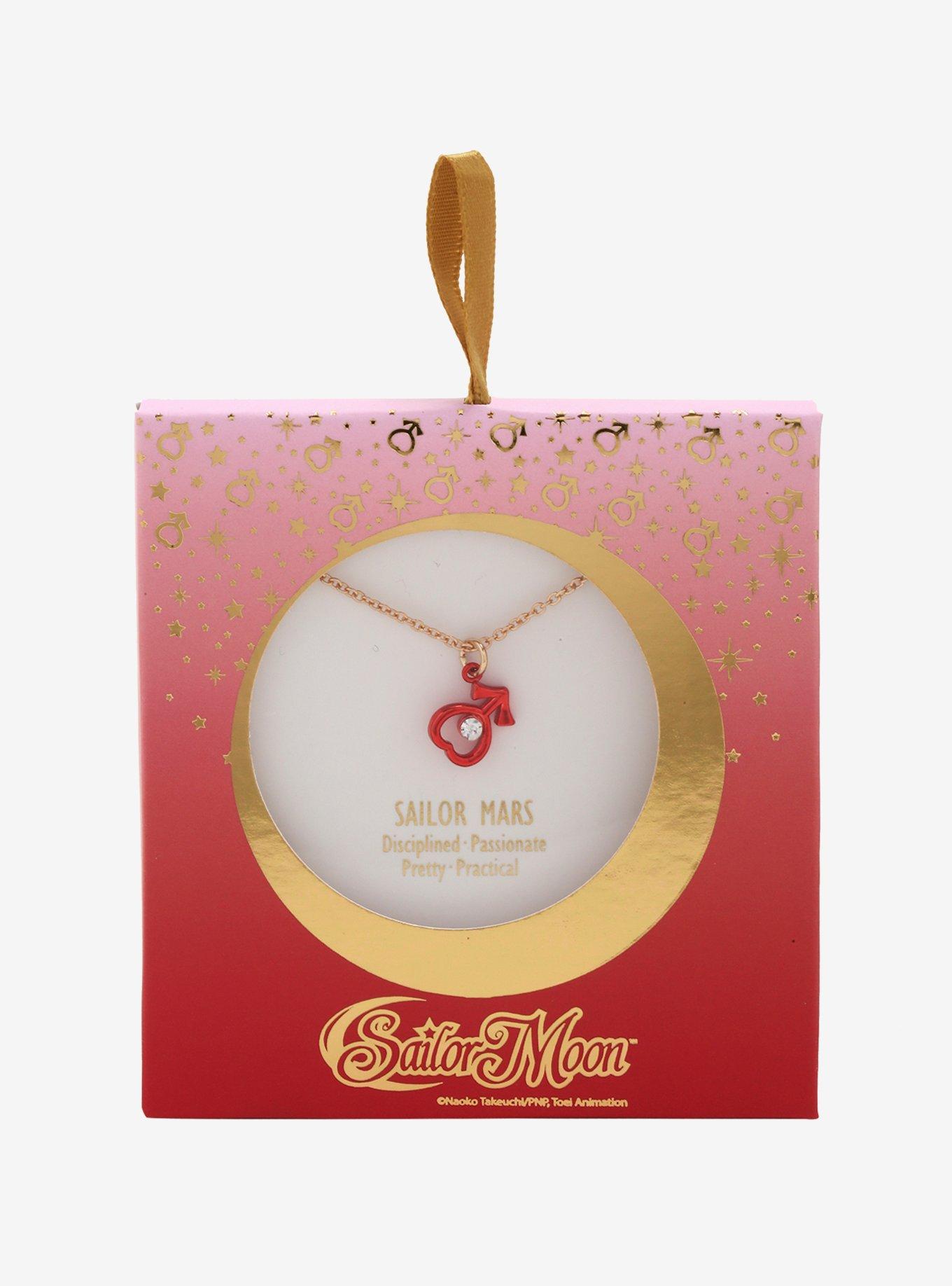 Sailor Moon Sailor Mars Dainty Symbol Necklace, , alternate