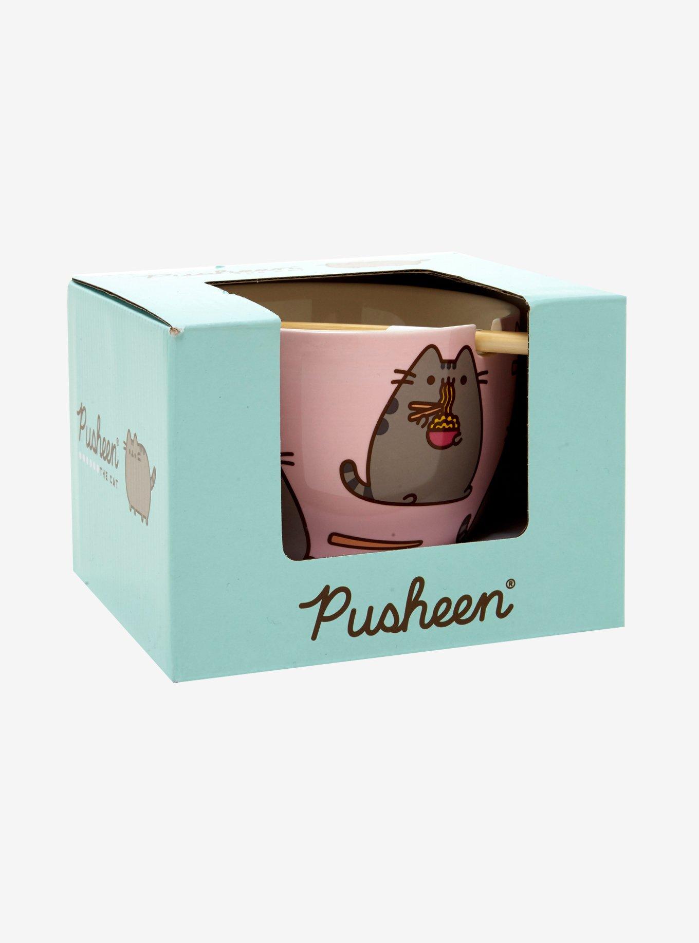 Pusheen Ramen Bowl With Chopsticks, , alternate