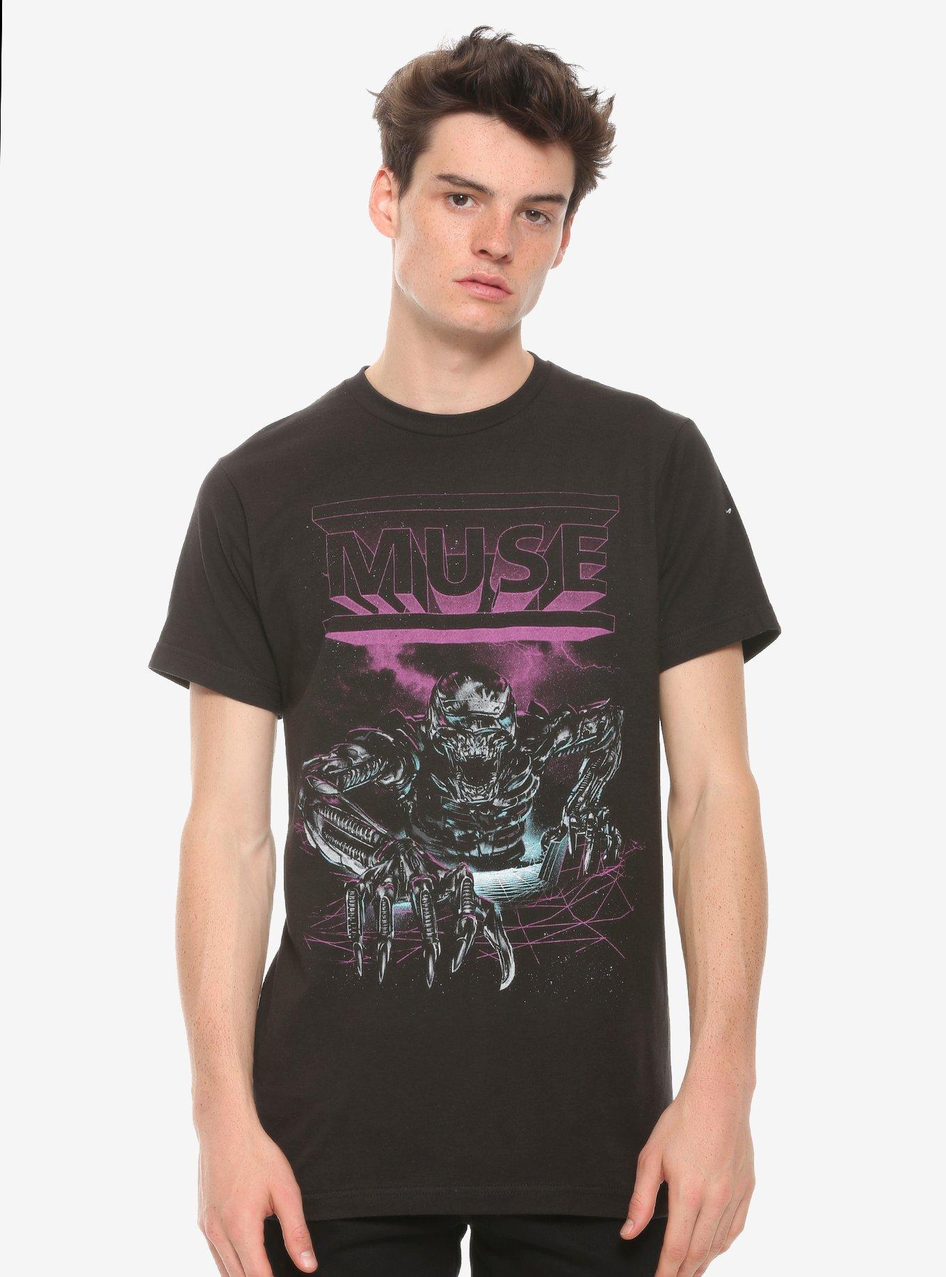 Muse Simulation Theory Robot T-Shirt, BLACK, alternate