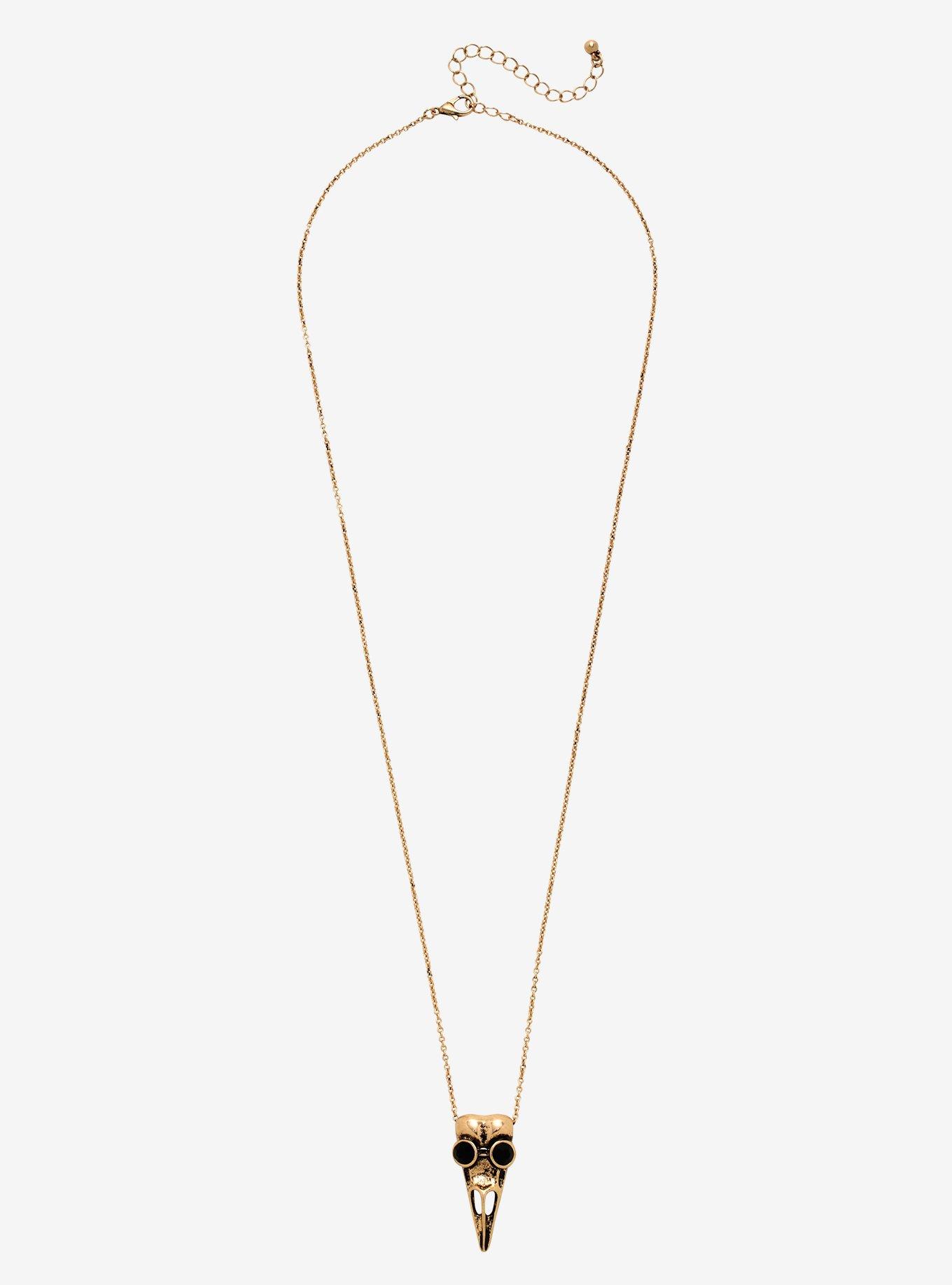 Plague Doctor Mask Necklace, , alternate