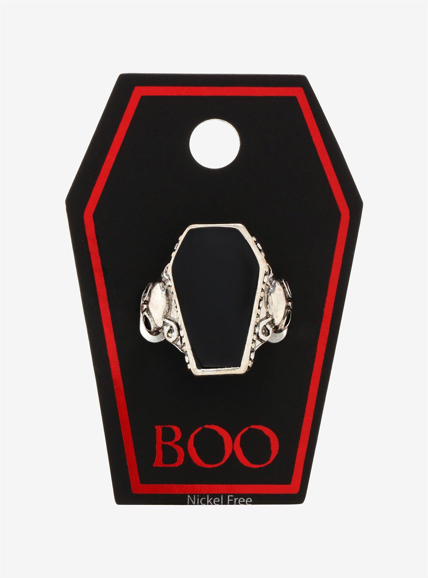 Coffin Skull Ring, , alternate