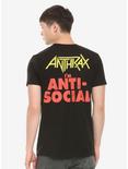 Anthrax Antisocial Graffiti T-Shirt, BLACK, alternate