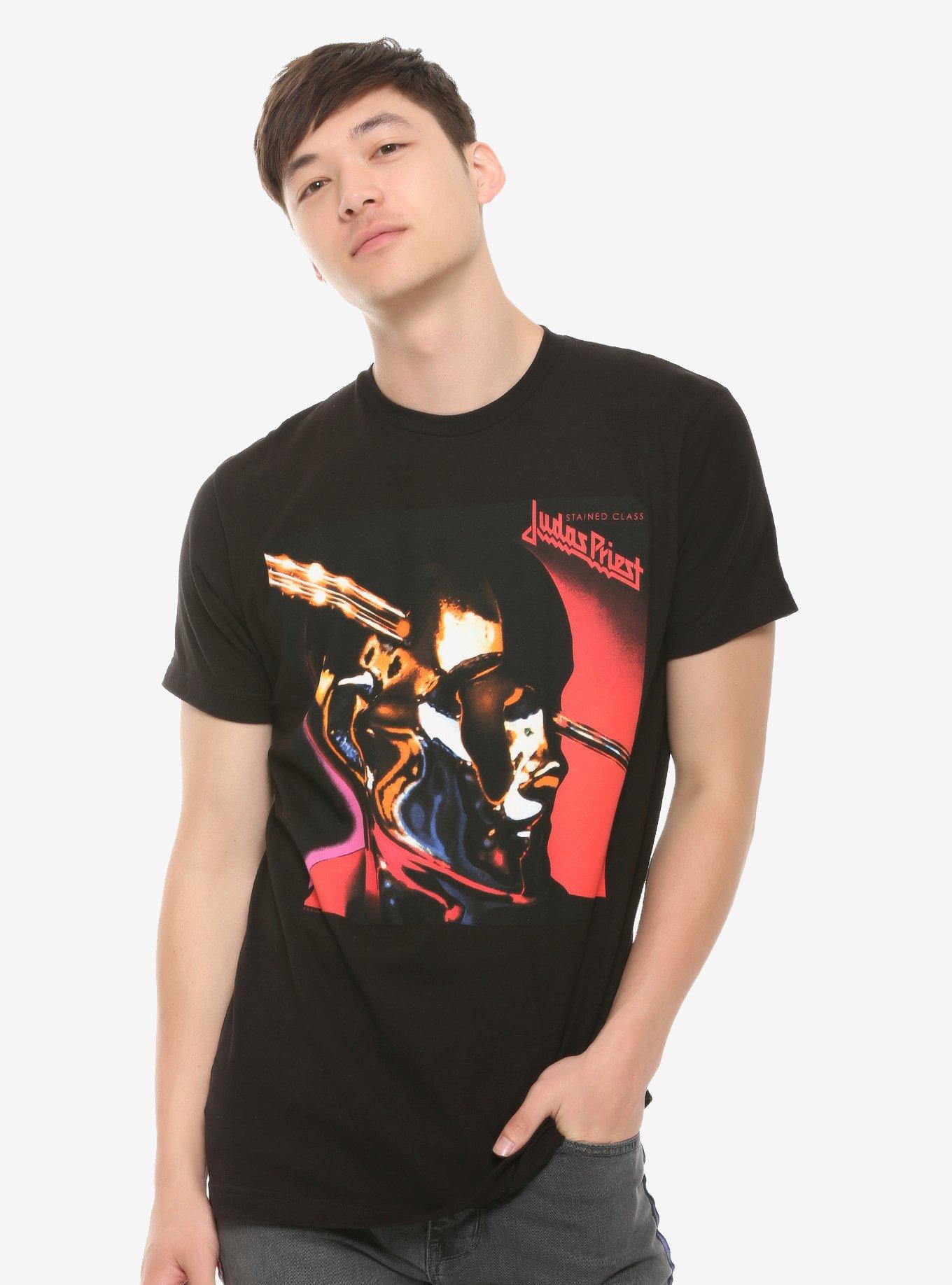 Judas Priest Stained Class Album Cover Shirt, BLACK, alternate