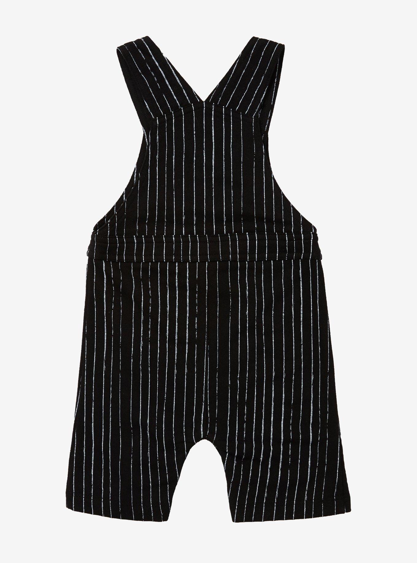 Disney The Nightmare Before Christmas Jack Skellington Pinstripe Infant Overall - BoxLunch Exclusive, , alternate