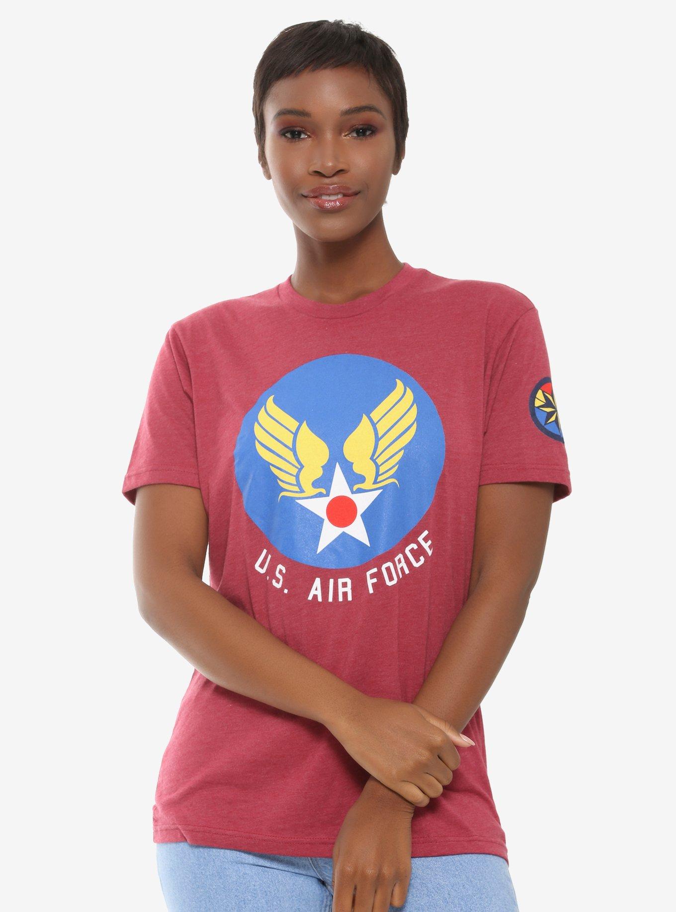 Captain marvel air force t shirt online