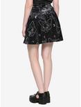 Black Cat Velvet Skater Skirt, MULTI, alternate
