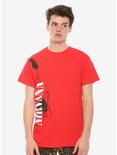 Nirvana Guitar T-Shirt, RED, alternate