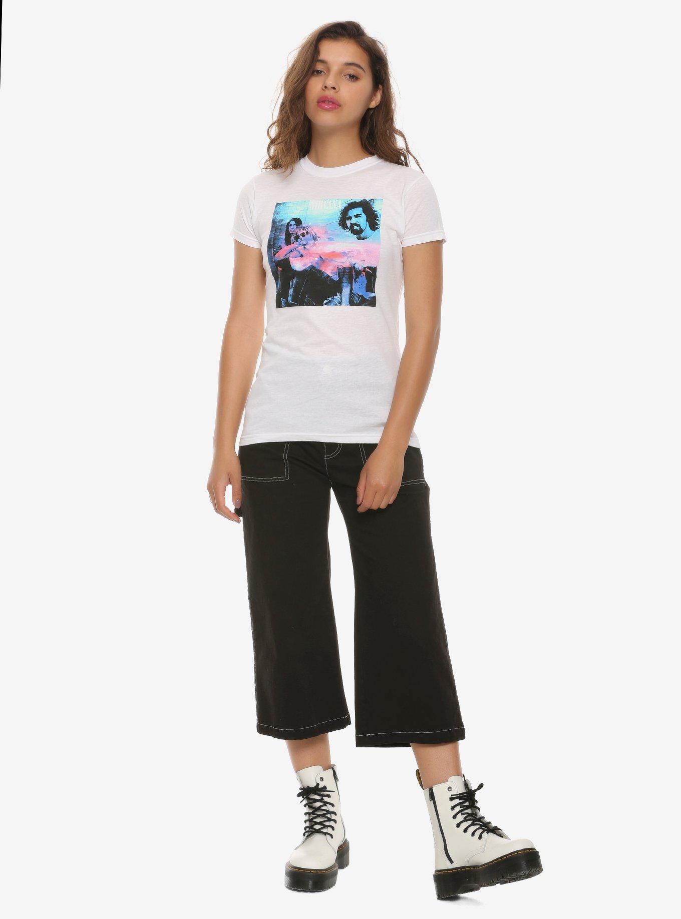 Nirvana Galaxy Girls T-Shirt, WHITE, alternate