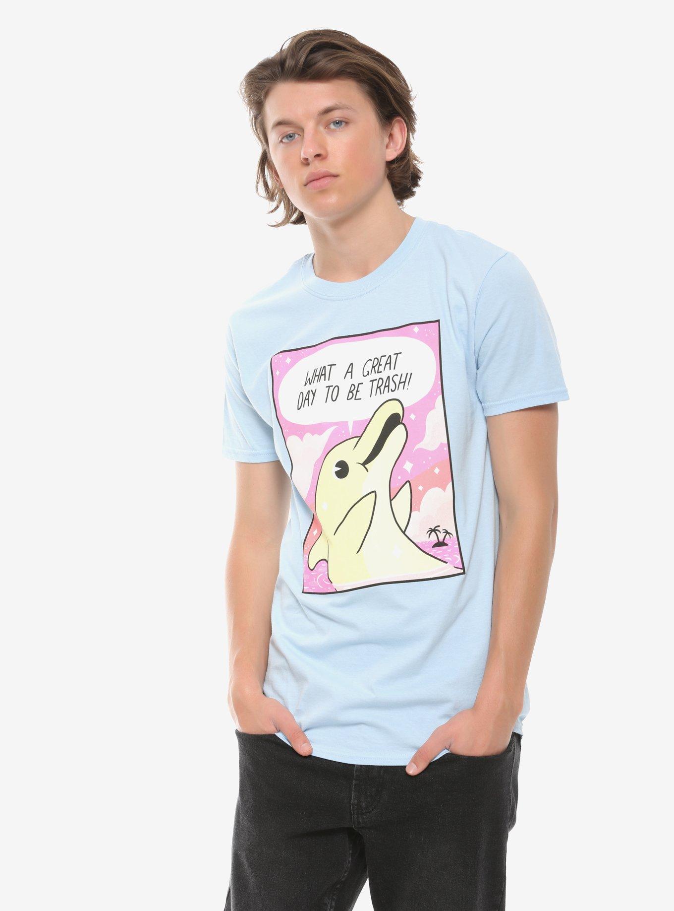 Trash Dolphin T-Shirt, , alternate