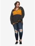 Harry Potter Hufflepuff Girls Hooded Sweater Plus Size, , alternate