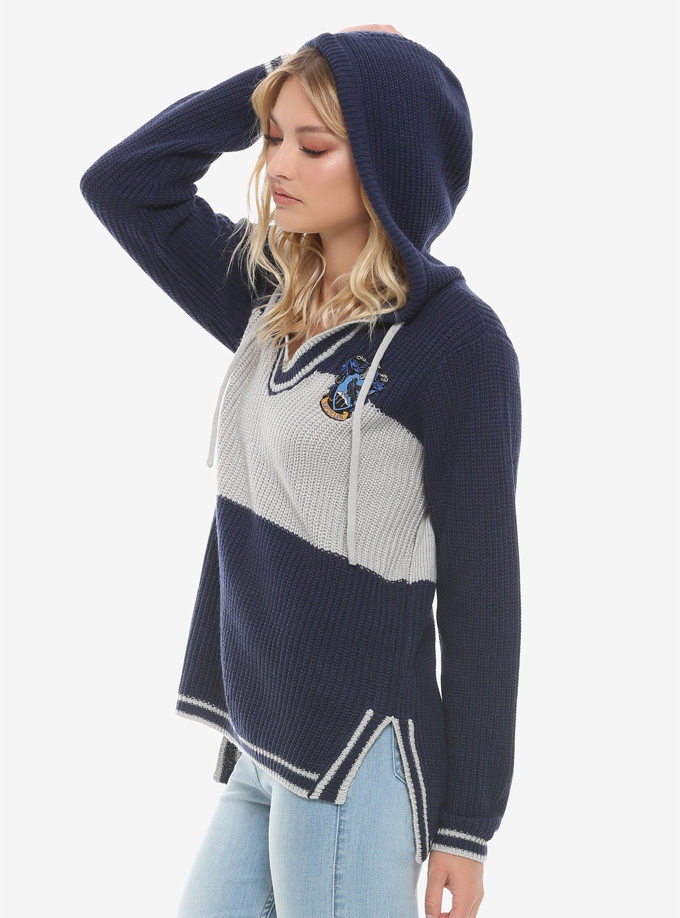 Harry Potter Ravenclaw Girls Hooded Sweater, GREY, alternate