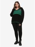 Harry Potter Slytherin Hooded Sweater Plus Size, , alternate