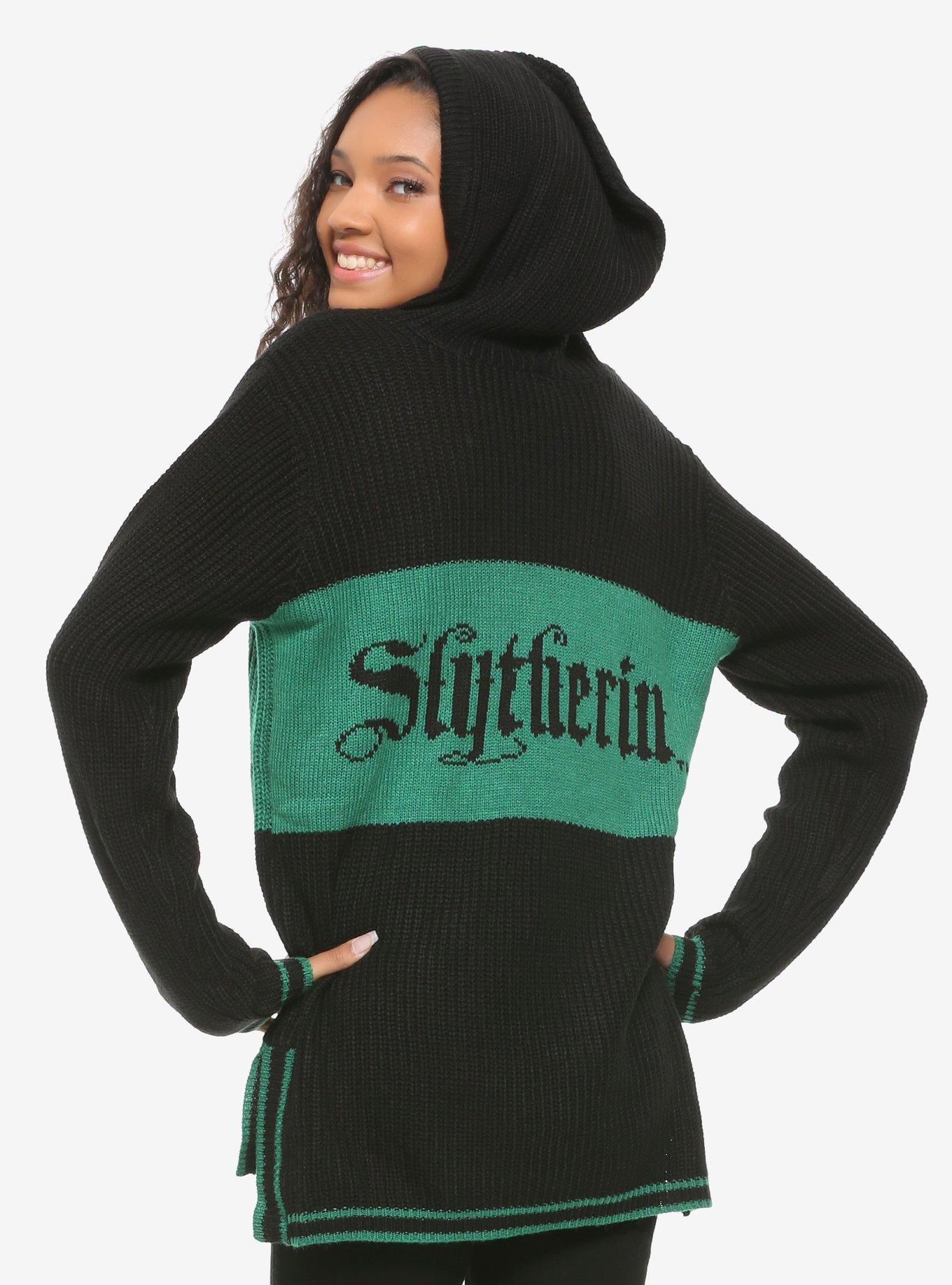 Harry Potter Slytherin Hooded Sweater, , alternate