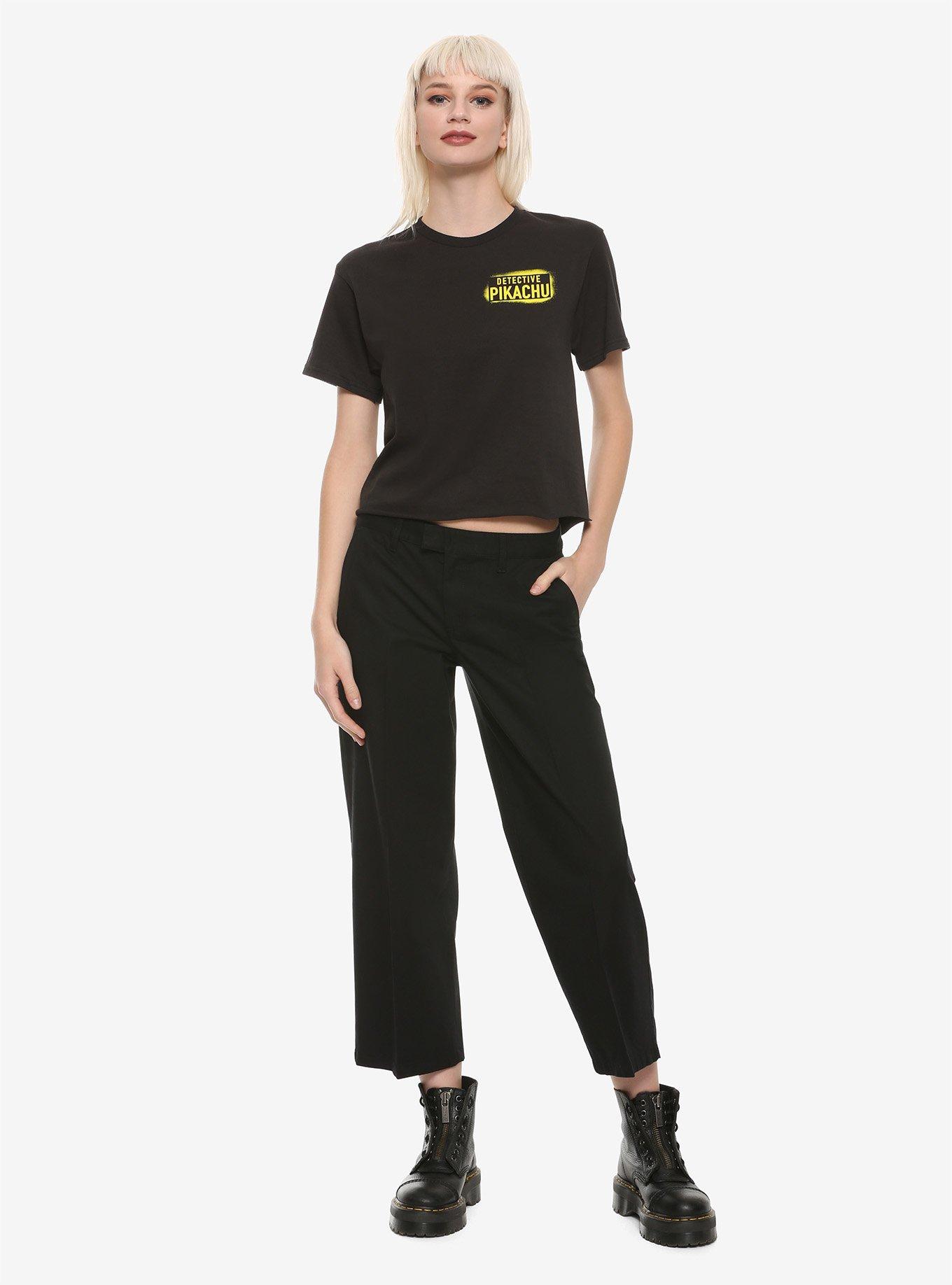 Pokemon: Detective Pikachu Girls Crop T-Shirt, YELLOW, alternate