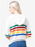Daisy Street Rainbow Girls Hooded Sweater, RAINBOW, alternate