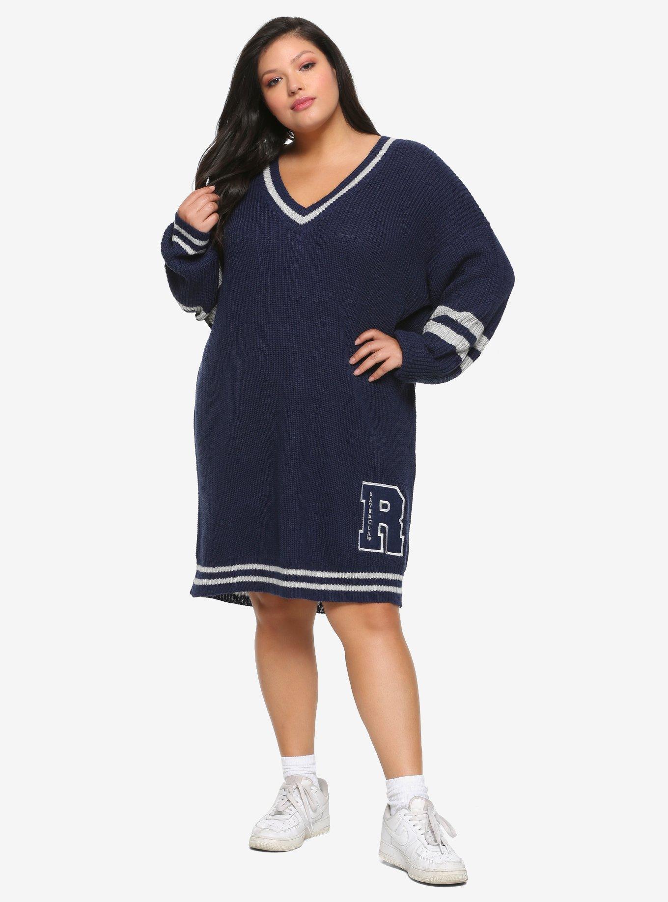 Harry Potter Ravenclaw Sweater Dress Plus Size, , alternate